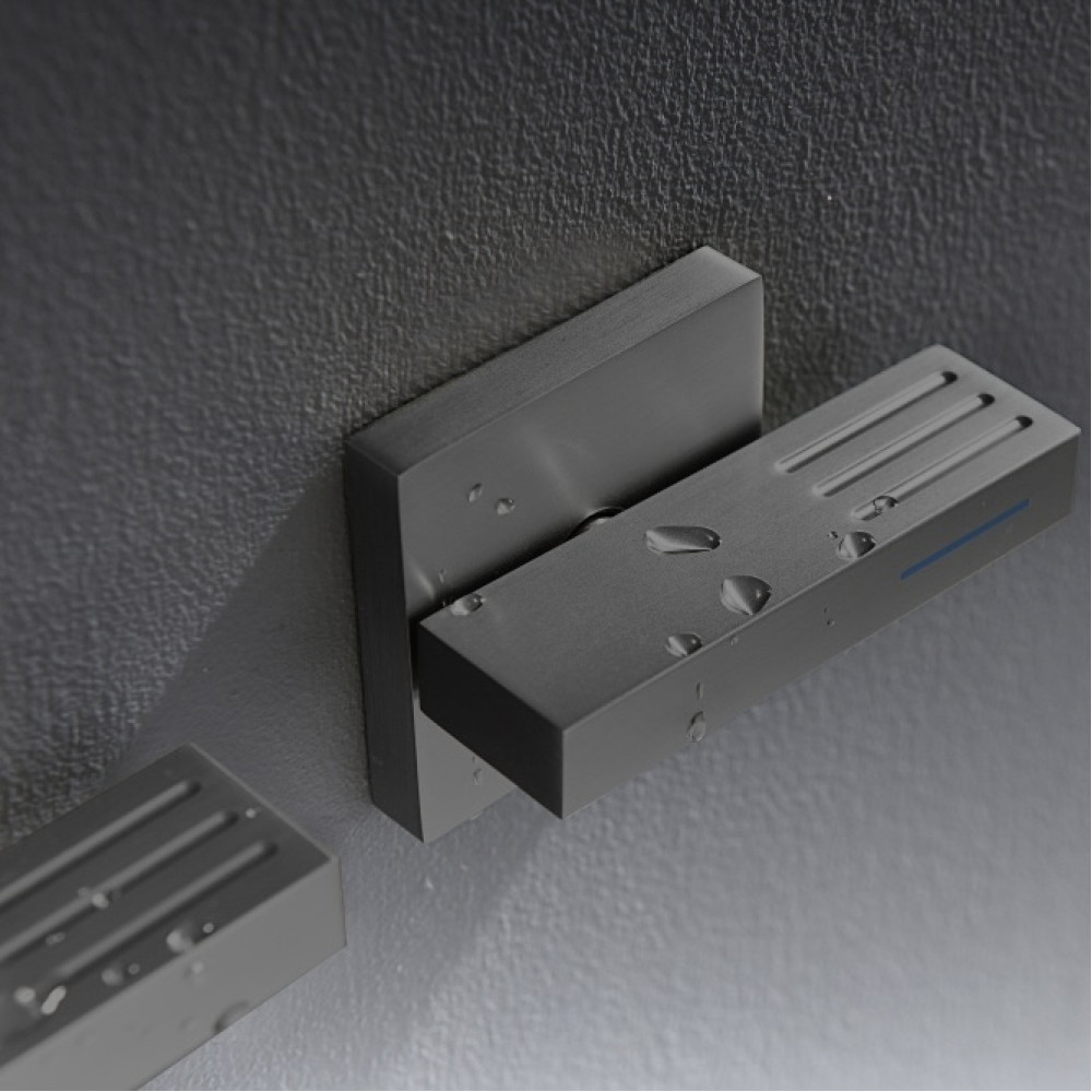 Душевая система скрытого монтажа Ganzer GZ01165-Q Цвет: Оружейная сталь