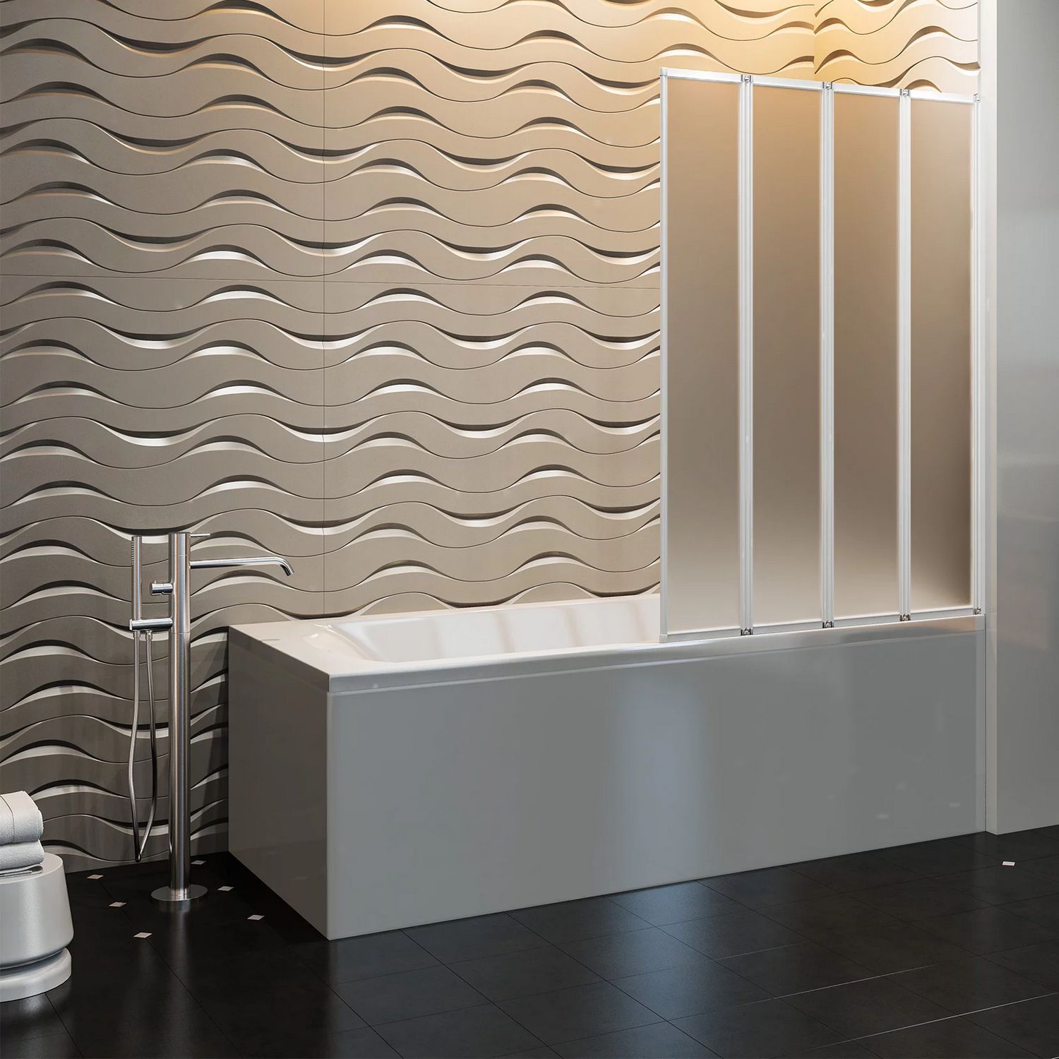 Шторка на ванну Good Door Screen GR4-100-G-WE, ПД00026