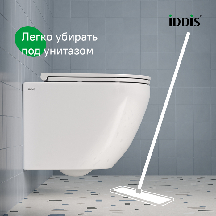 Унитаз подвесной Iddis Blanco Q BLQNDSEi25 сиденье Duroplast, микролифт