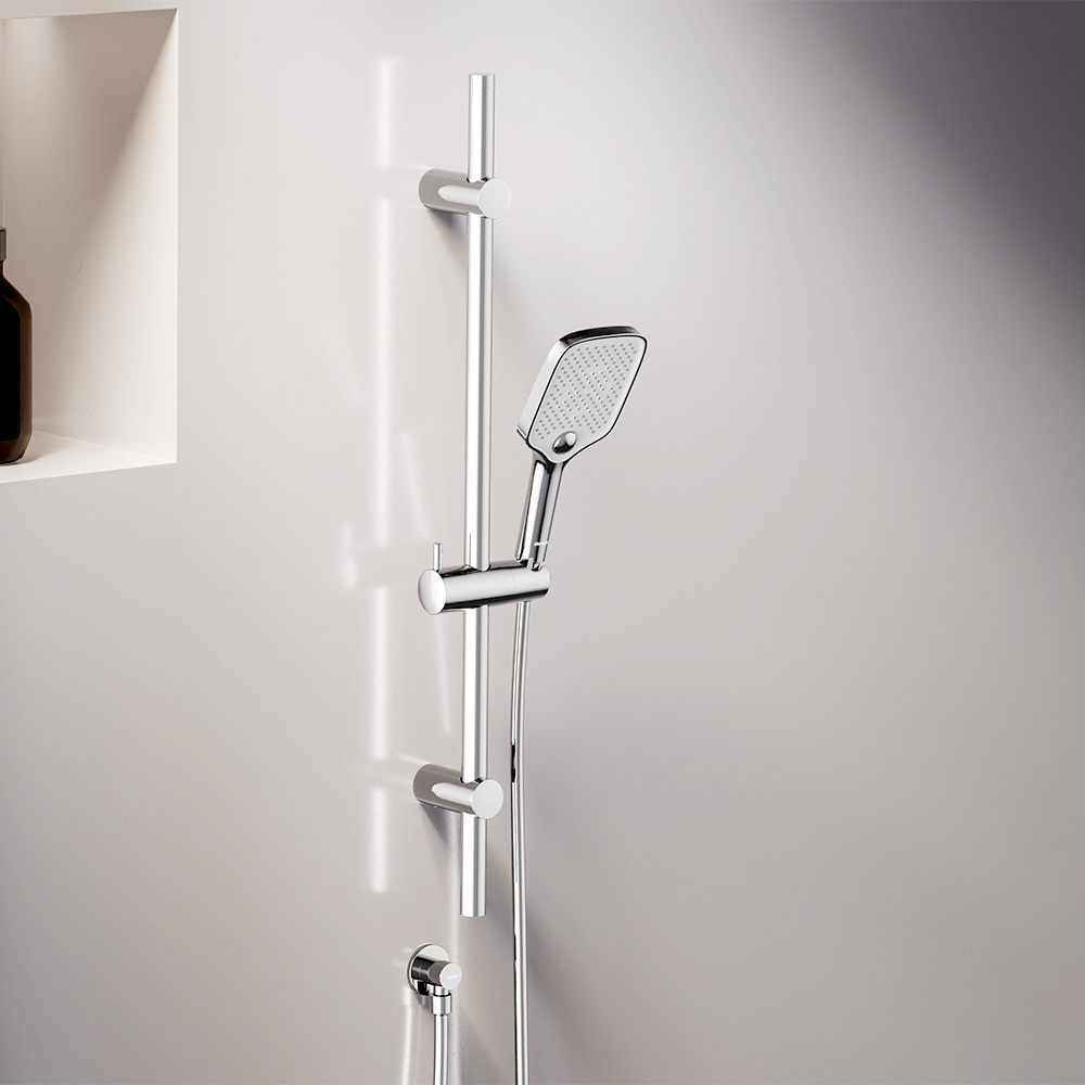 Встраиваемая душевая система Gala с душевым смесителем и штангой, цвет: хром