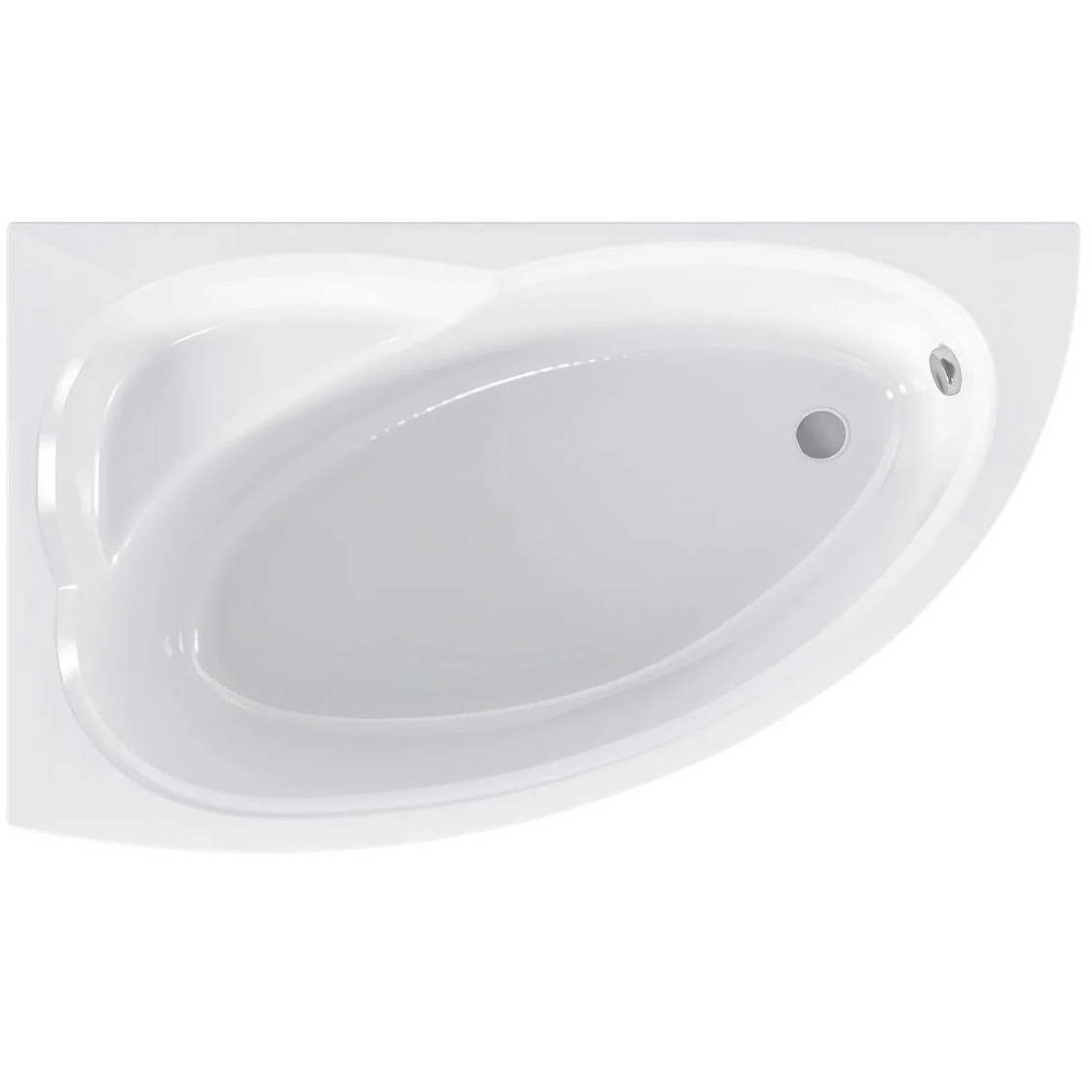 Акриловая ванна BAS Сагра New 160x90 левая, В 00145