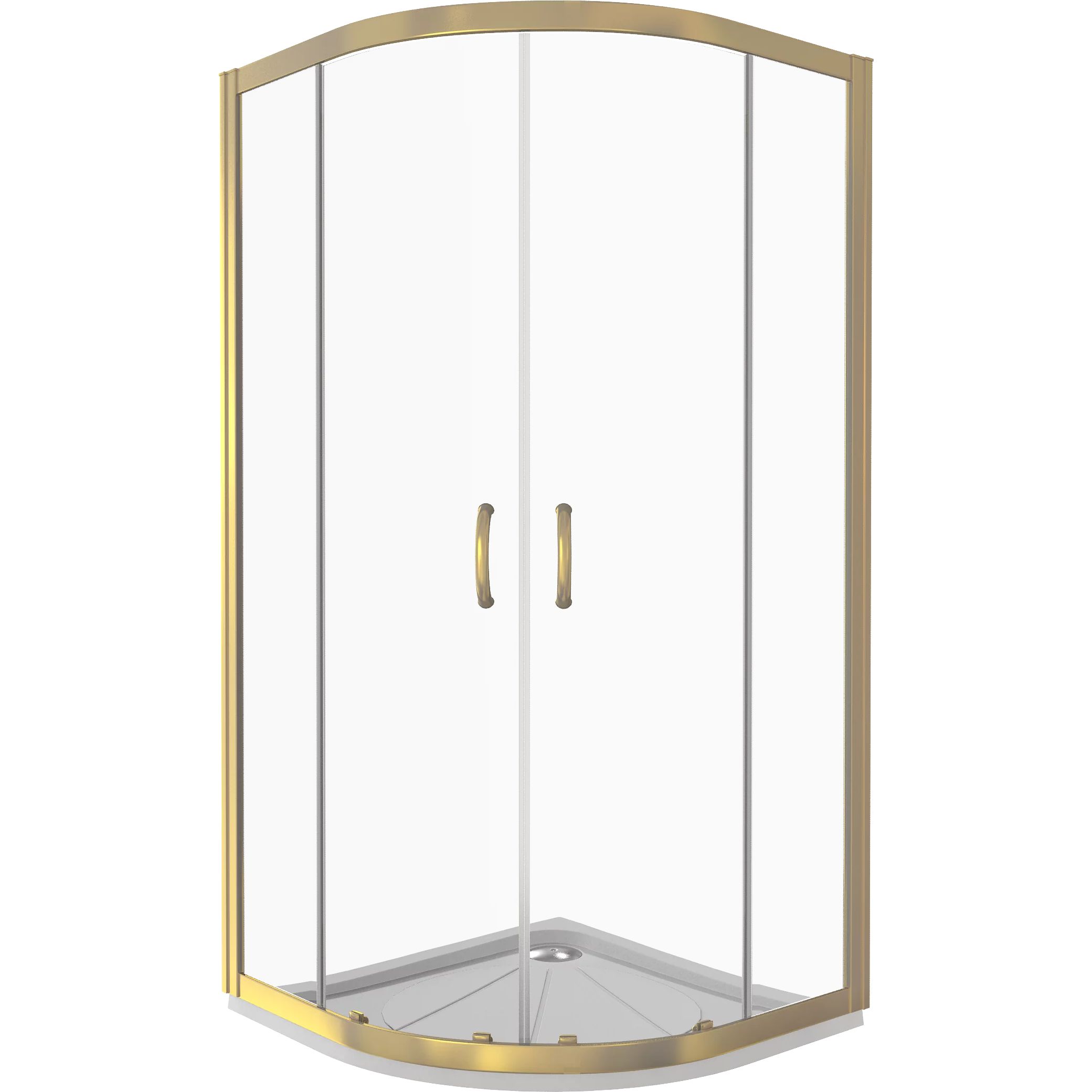 Душевой уголок Good Door Jazz Gold R-100-C-G, ДЖ00057