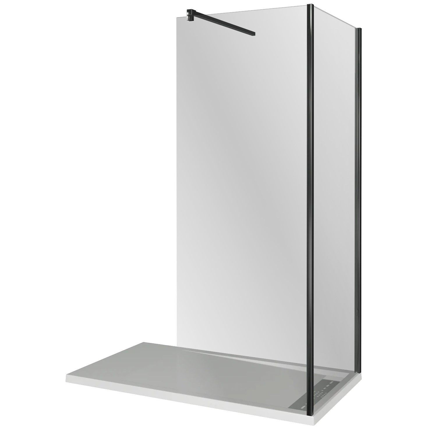 Душевая перегородка Good Door Walk-In SP-100-C-B+P-100-B, ВИ00013/ВИ00023