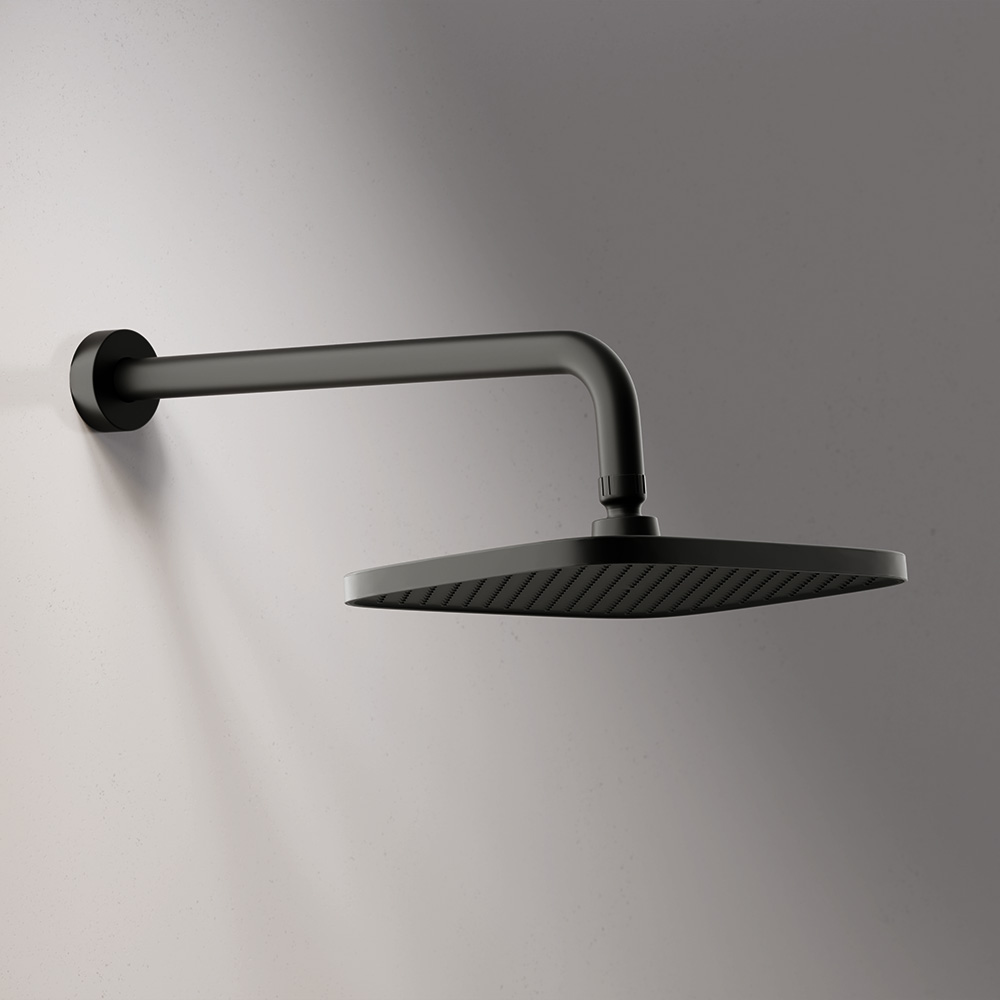 Встраиваемая душевая система Gala с ванно-душевым смесителем, цвет: чёрный