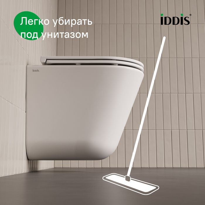 Унитаз подвесной Iddis Ray RAYRDSEi25 сиденье дюропласт, микролифт