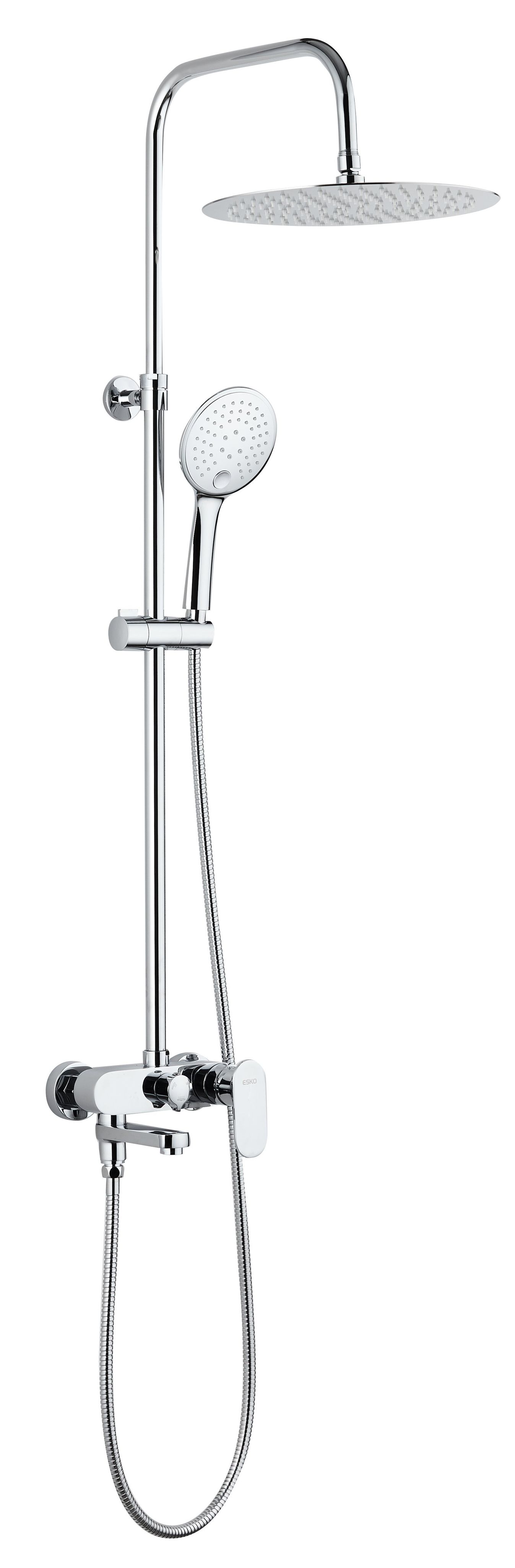Душевая система со смесителем ST300, хром, ESKO