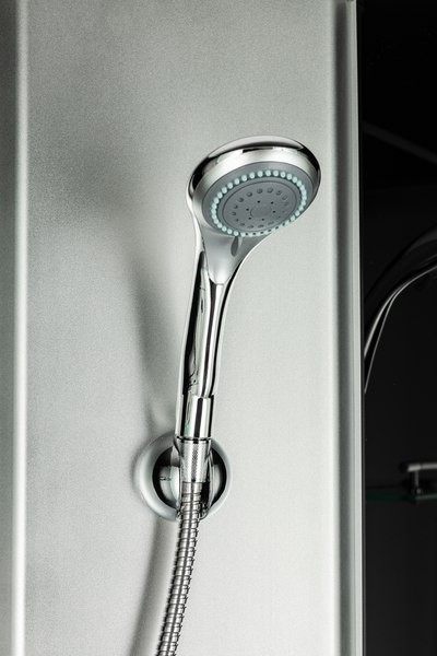 Душевая кабина Saniteco BST-100B (100x100, черный/матовое стекло)