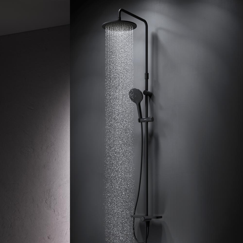 Душевая система Like цвет: черный