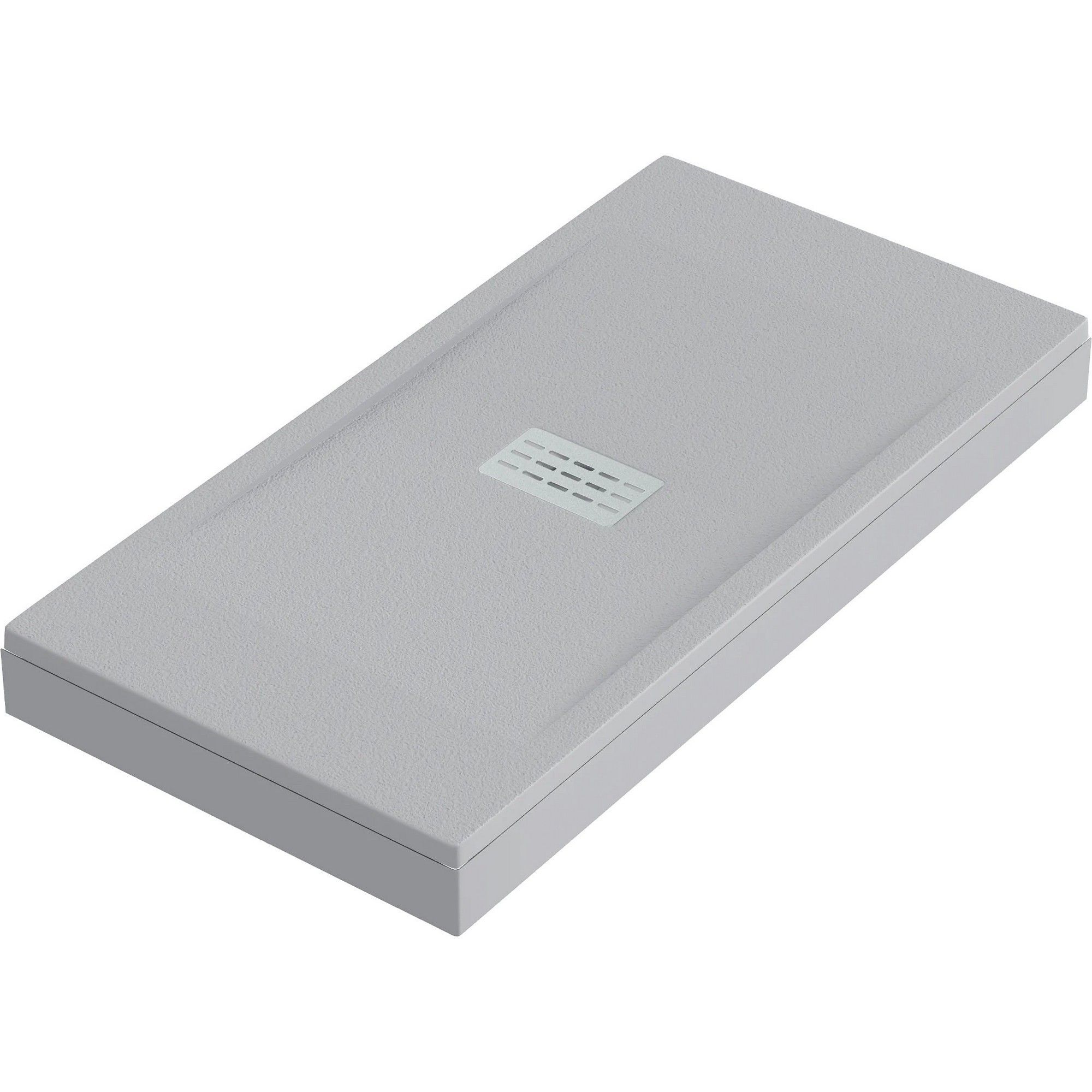 Мраморный душевой поддон Good Door Flow графит