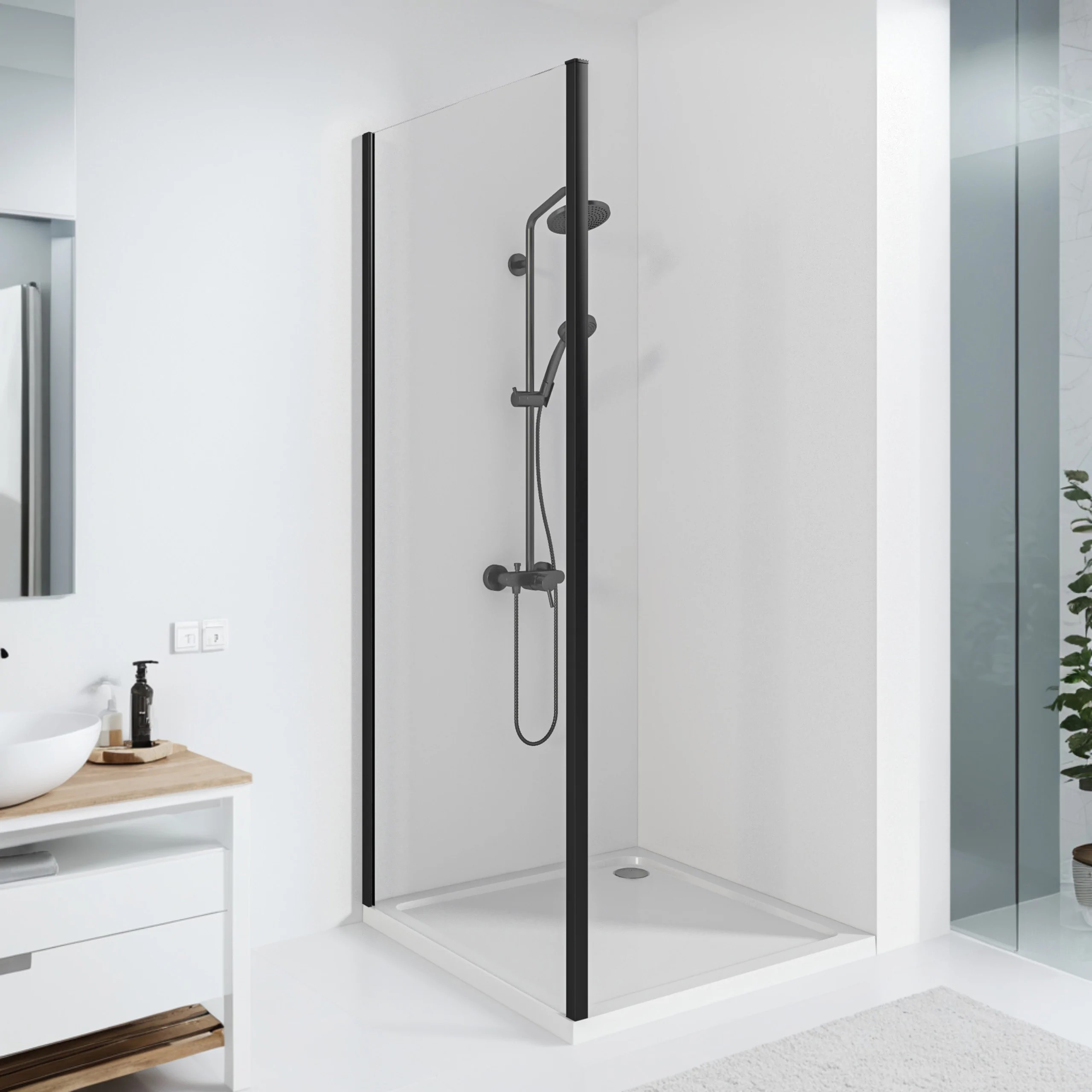 Боковая часть Good Door Cube SP-100-C-B, КУ00025