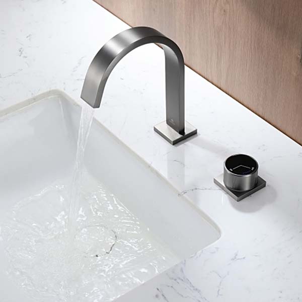 Смеситель врезной на умывальник Ganzer GZ01115-Q Цвет: Оружейная сталь