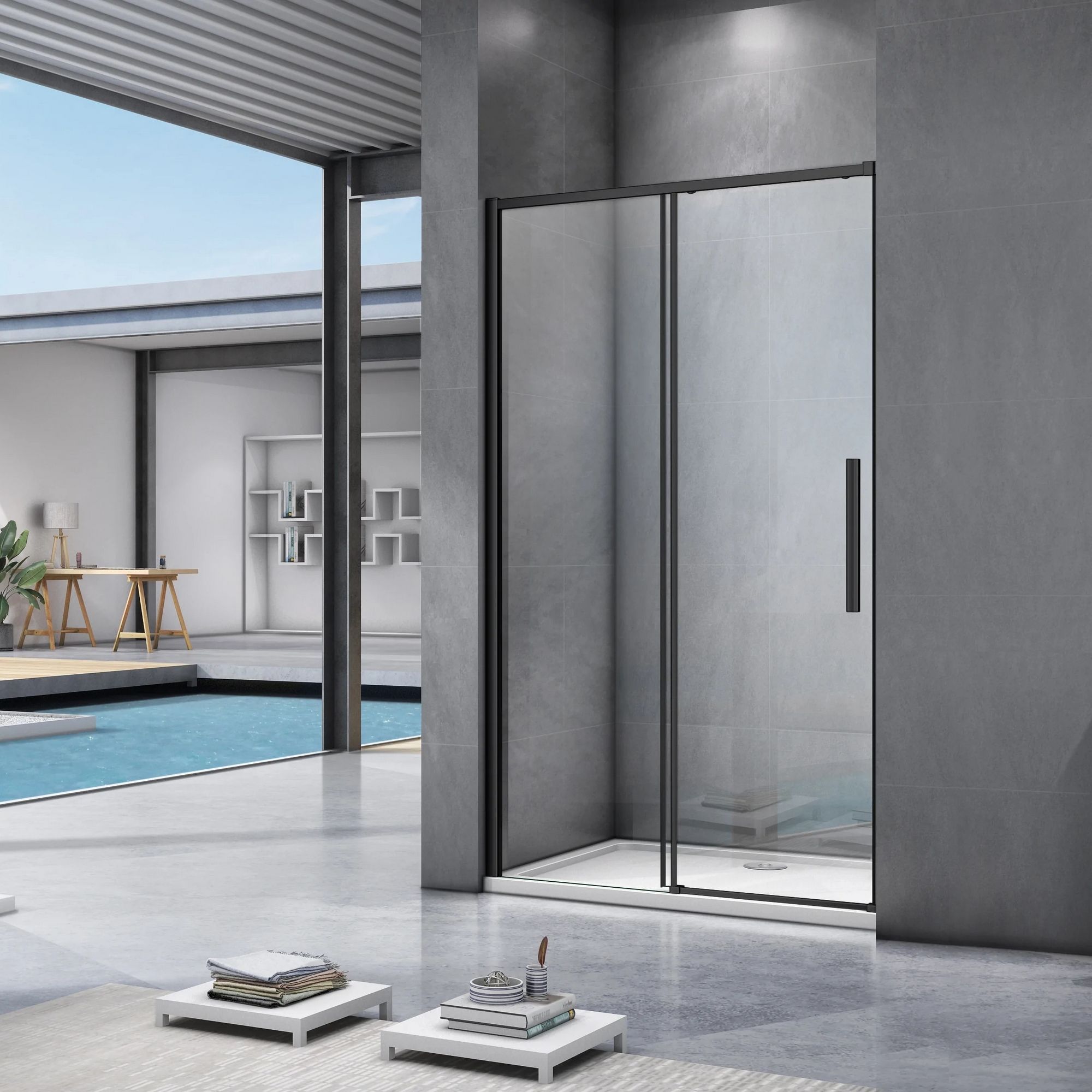 Душевая дверь Good Door Idea WTW Black