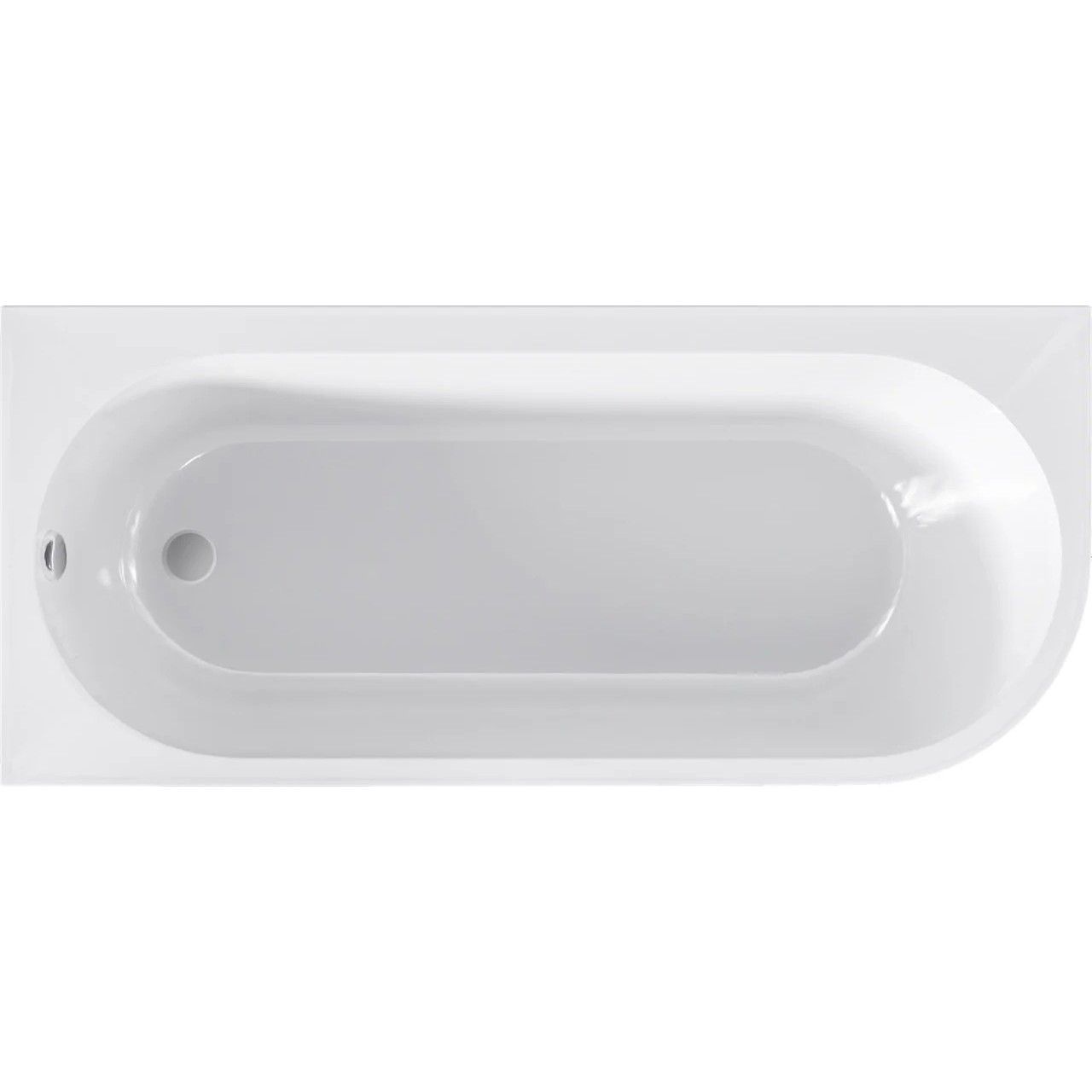 Акриловая ванна BAS Веста 170x75 левая, В 00143