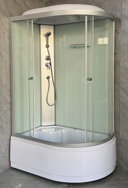 Душевая кабина Saniteco BST-12080WL (120x80, белый/прозрачное стекло)