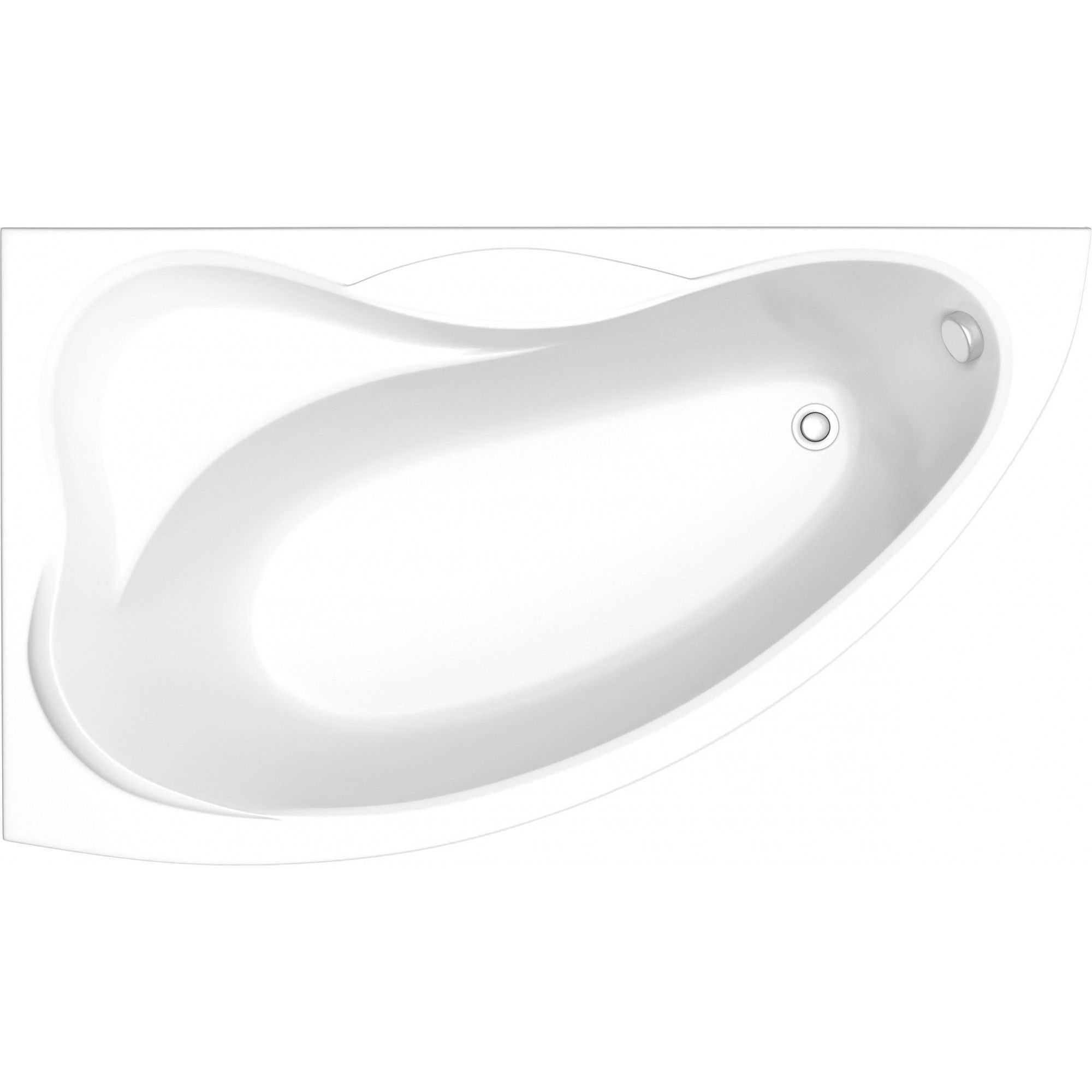 Акриловая ванна BAS Вектра 150x90 левая, В 00007