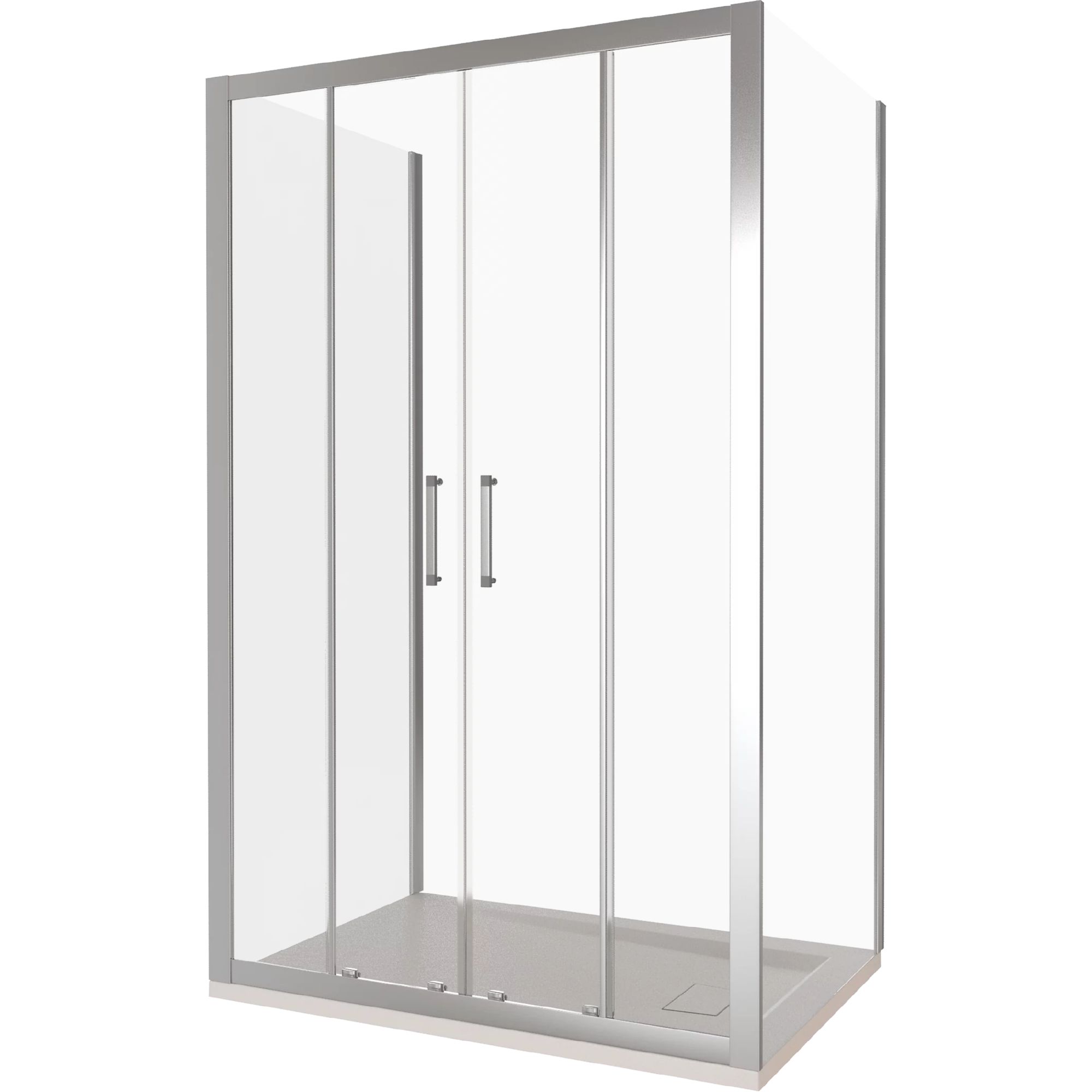 Душевой уголок Good Door Latte WTW-TD+SP+SP-150x100-C-WE, ЛА00030/ЛА00028/ЛА00028