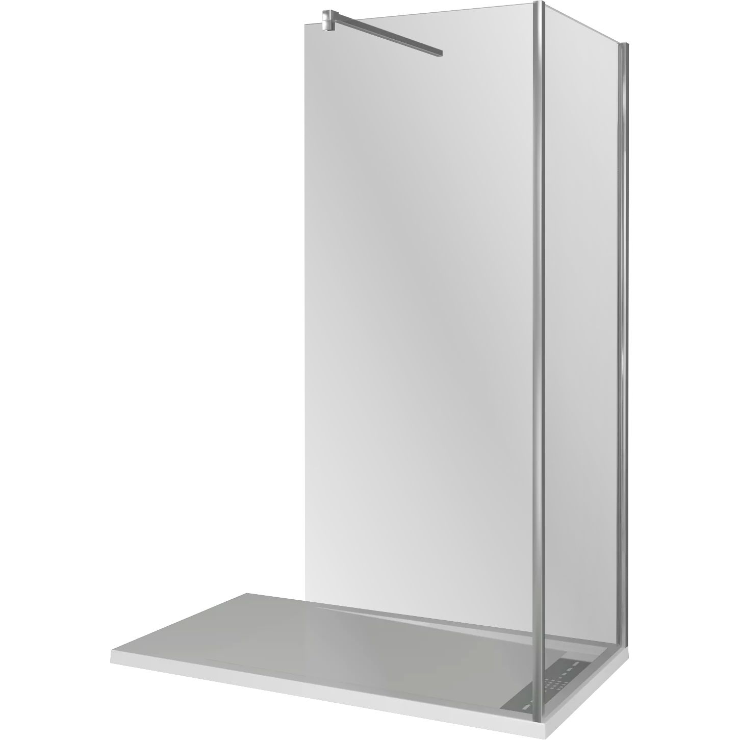 Душевая перегородка Good Door Walk In SP-100-C-CH+P-100-CH, ВИ00002/ВИ00010