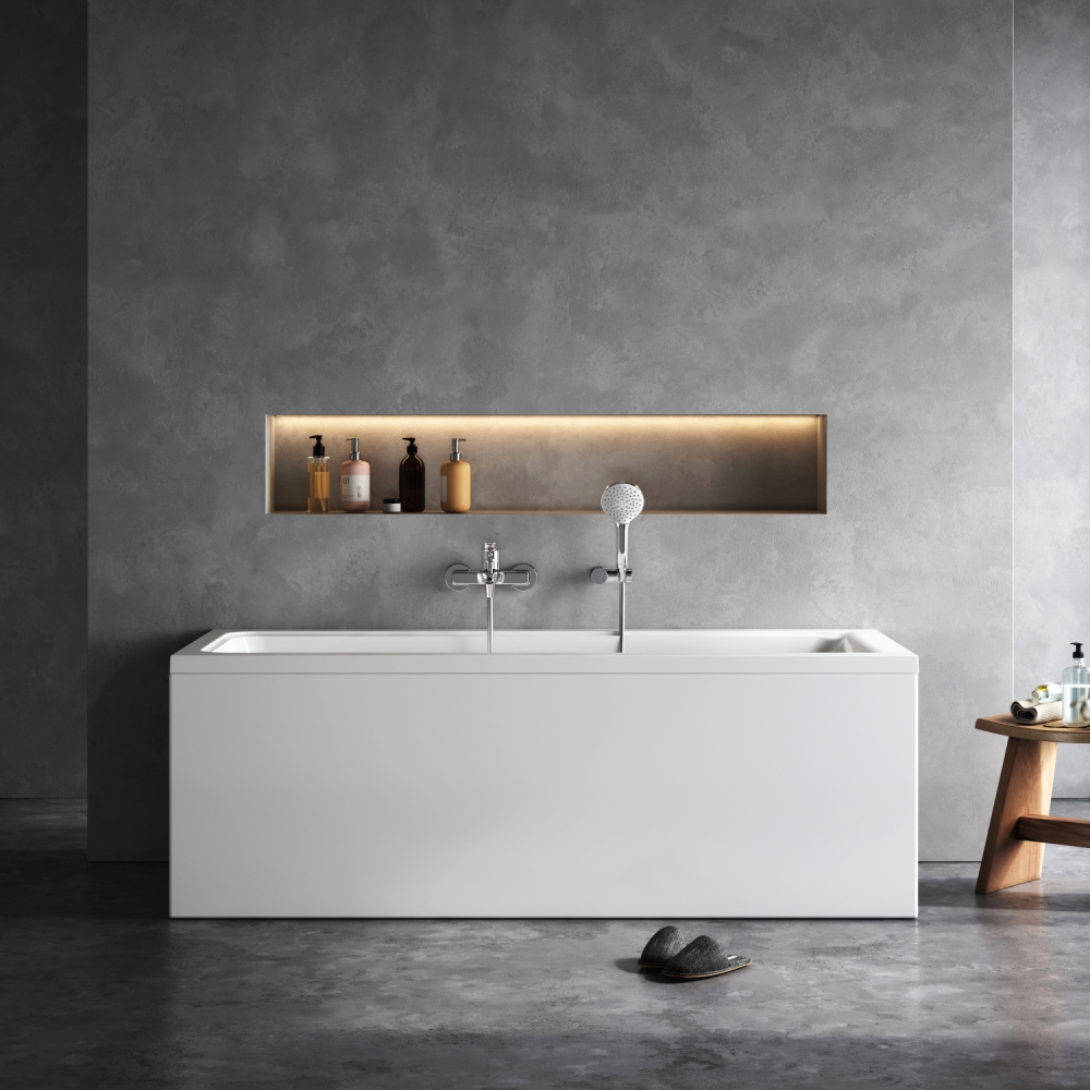 Ванна акриловая Gem 170x75см