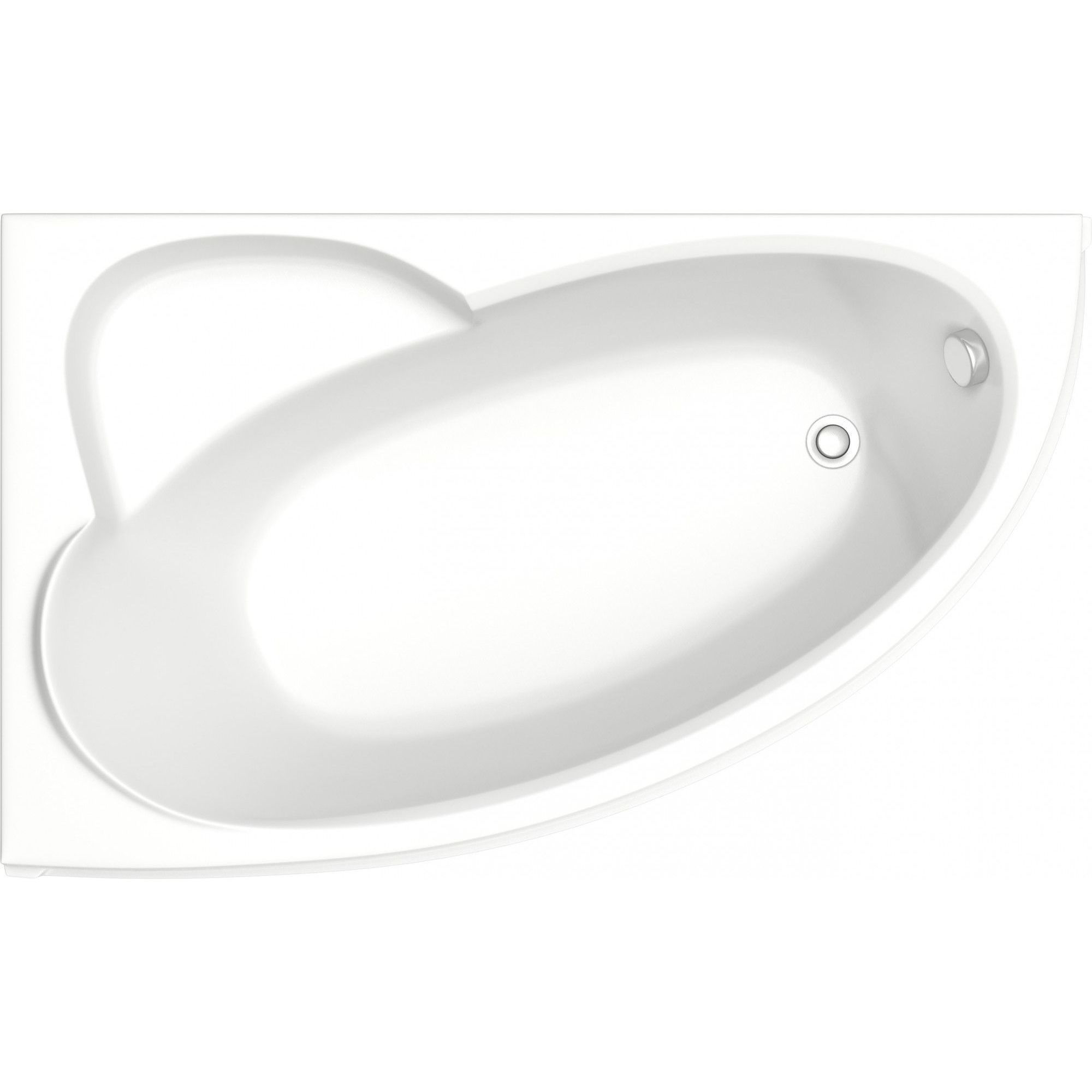 Акриловая ванна BAS Сагра 160x100 левая, В 00031