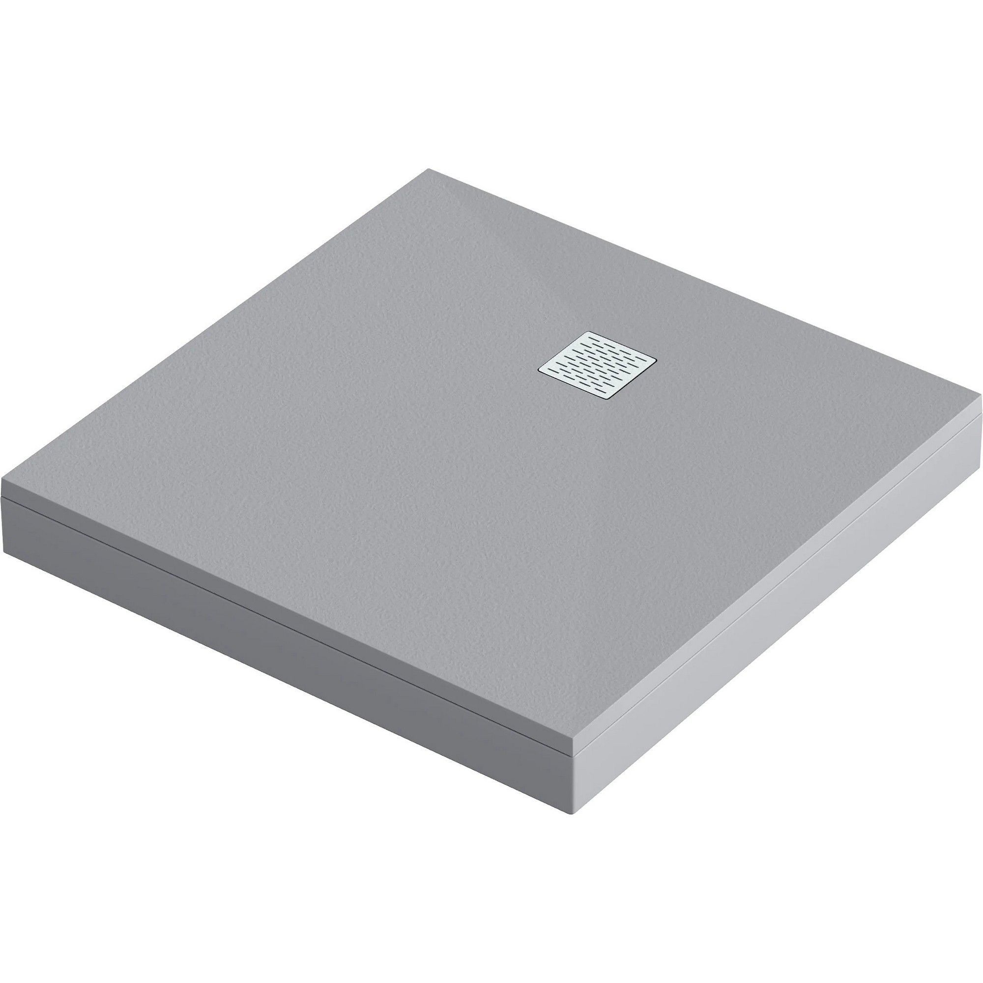 Мраморный душевой поддон Good Door Essentia CR серый