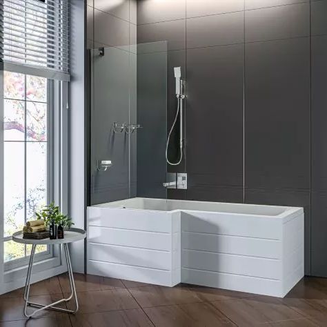 Шторка на ванну Good Door Screen BS-80-C-B, ПД00122