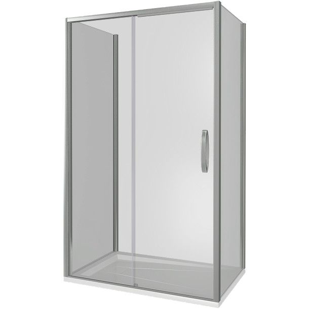 Душевой уголок Good Door Antares WTW+SP+SP-100x100-C-CH, АН00018/АН00017/АН00017