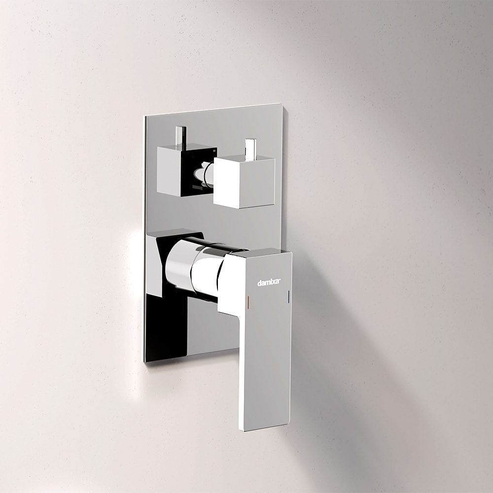 Встраиваемая душевая система Gala с душевым смесителем и штангой, цвет: хром