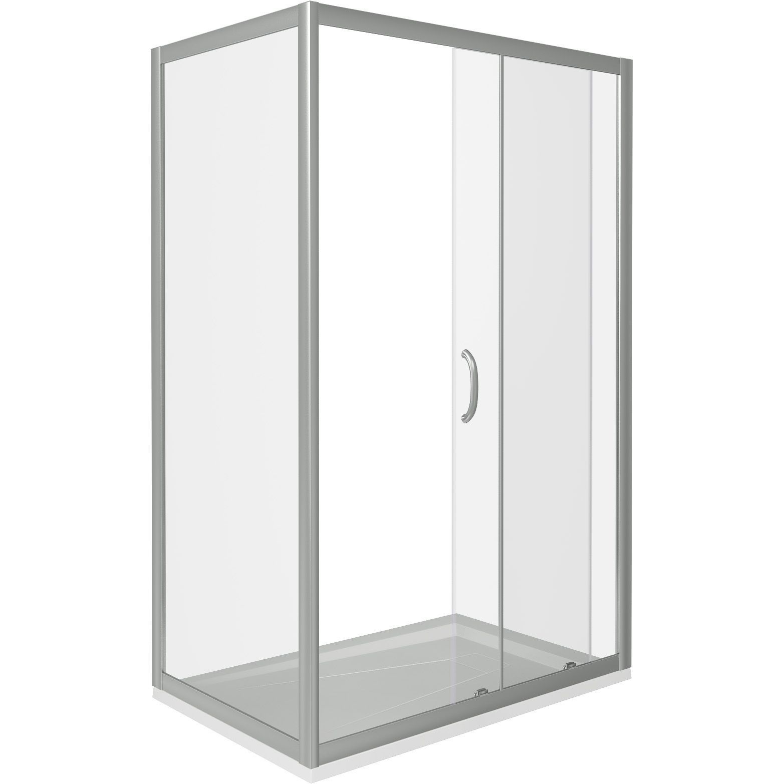 Душевой уголок Good Door Infinity WTW+SP-110x100-C-CH, ИН00023/ИН00071