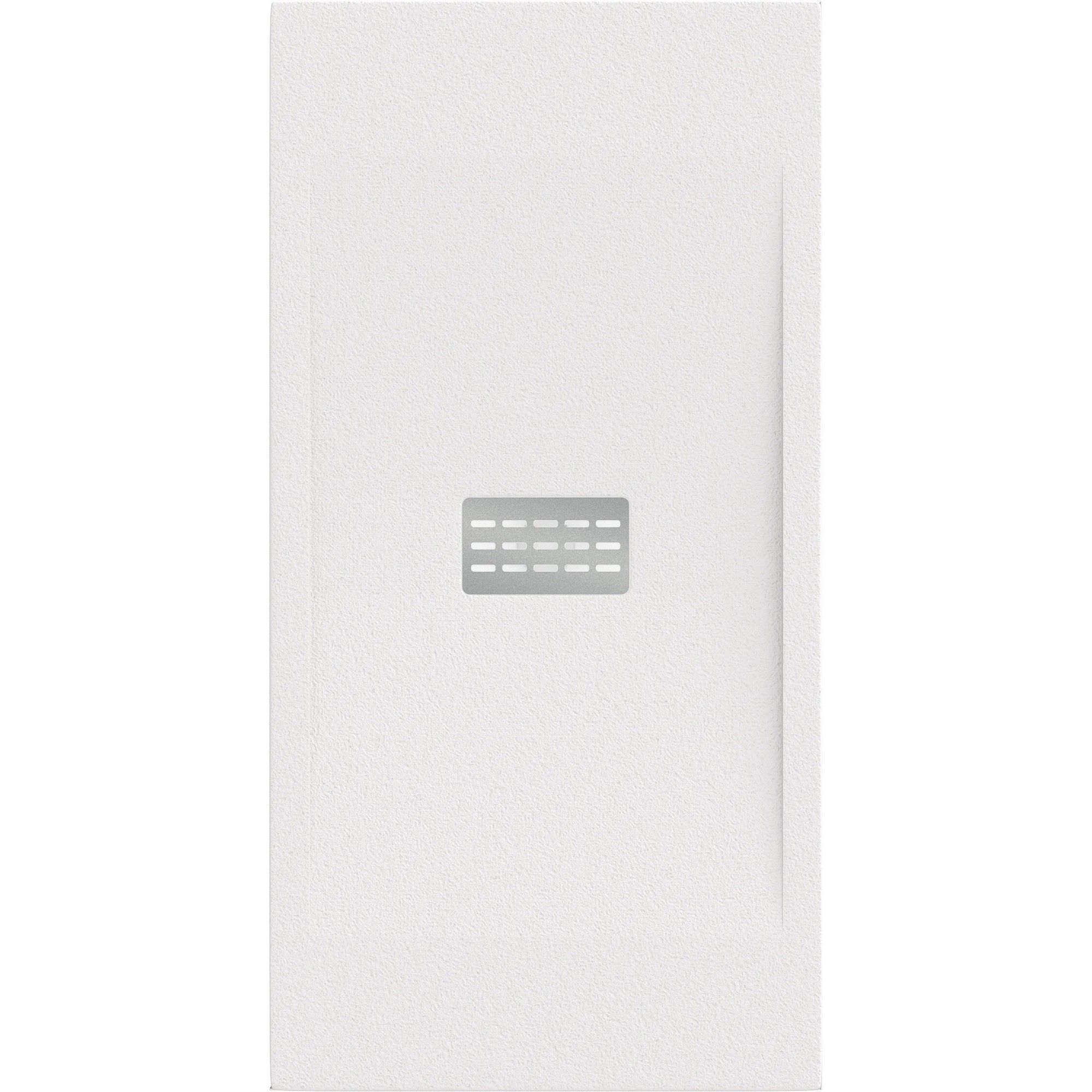 Мраморный душевой поддон Good Door Flow белый