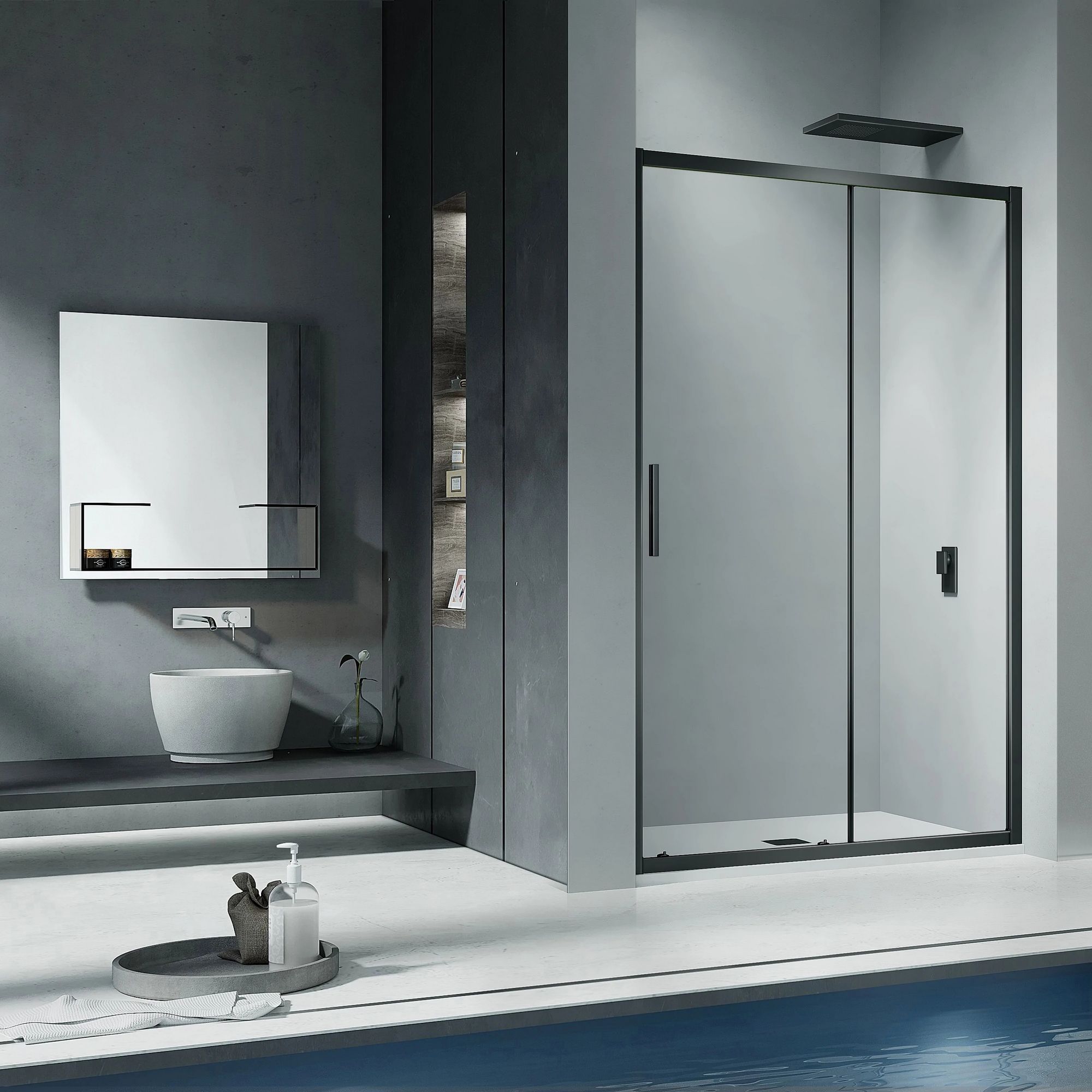 Душевая дверь Good Door Cofe WTW Black