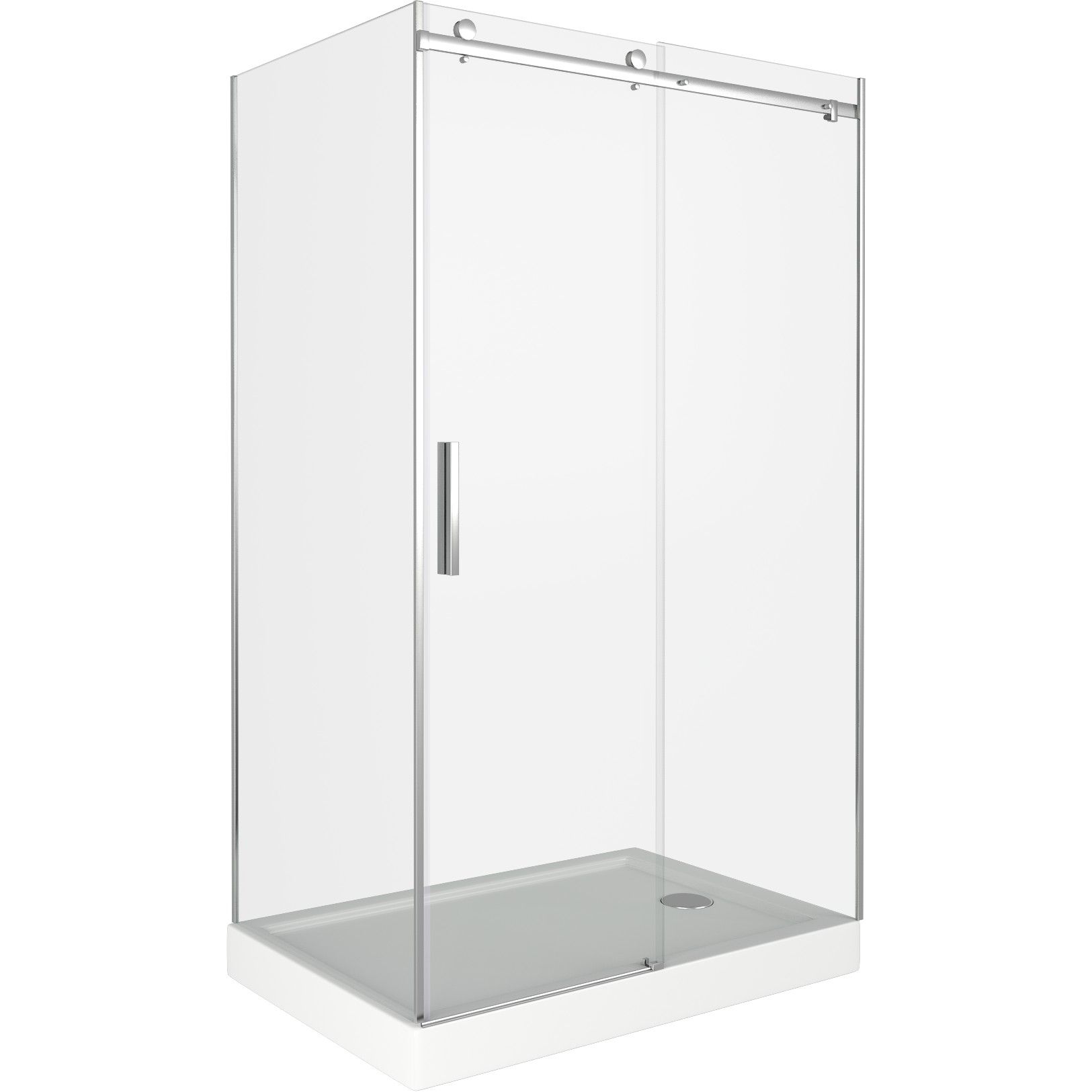 Душевой уголок Good Door Galaxy WTW+SP-130x80-C-CH, ГЛ00005/ГЛ00001