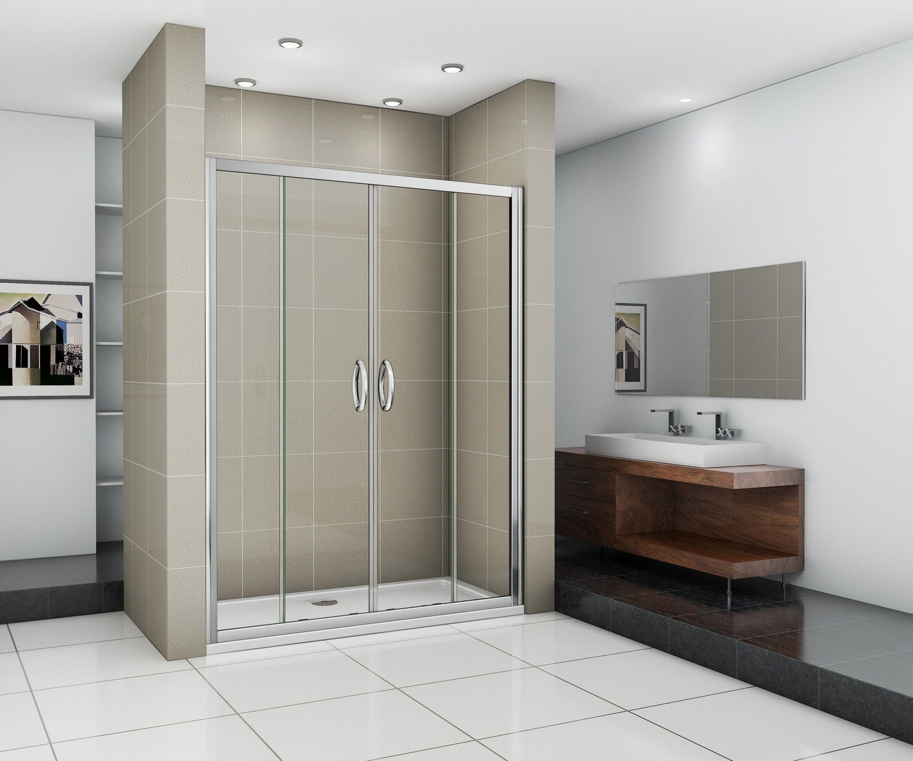 Душевая дверь Good Door Infinity WTW-TD-150-C-CH, ИН00034