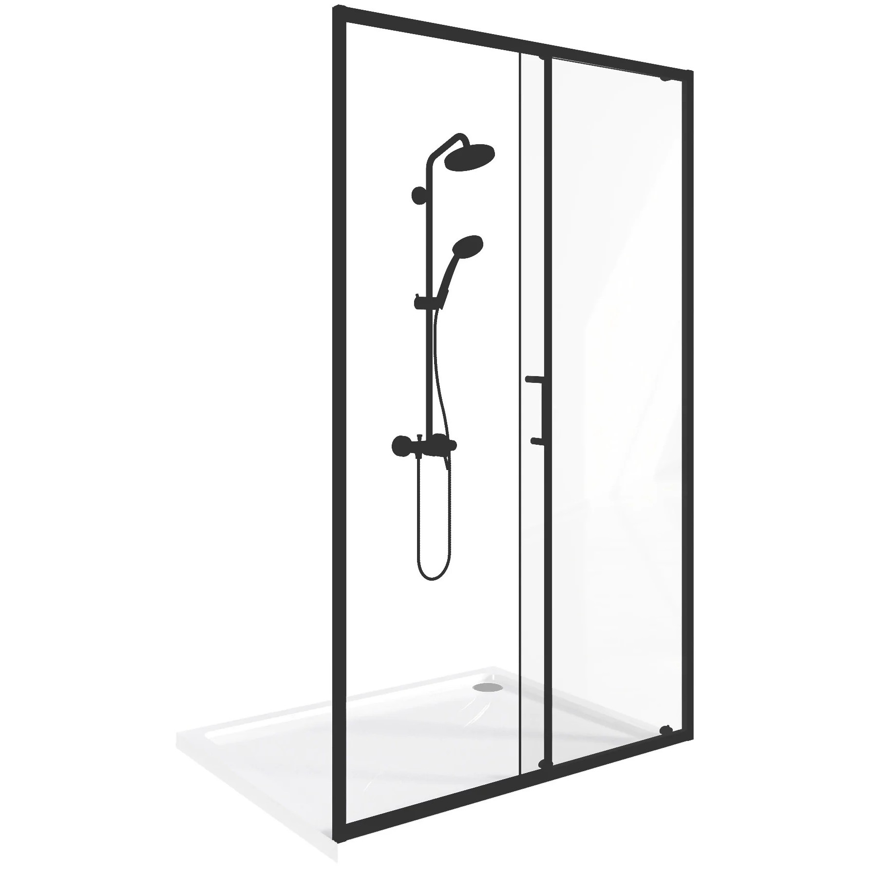 Душевая дверь Good Door Lite WTW Black