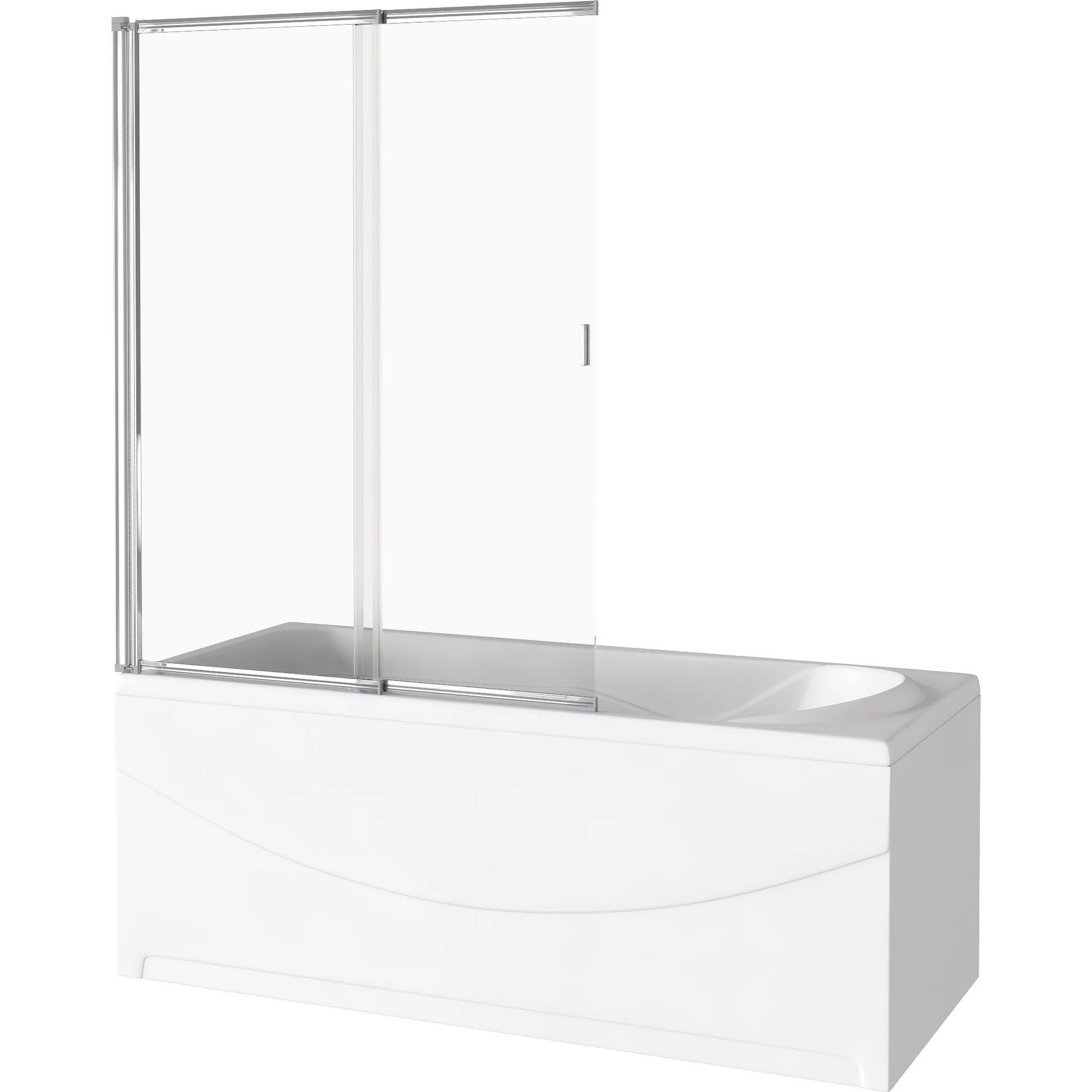 Шторка на ванну Good Door Screen SL-100-C-CH, ПД00081