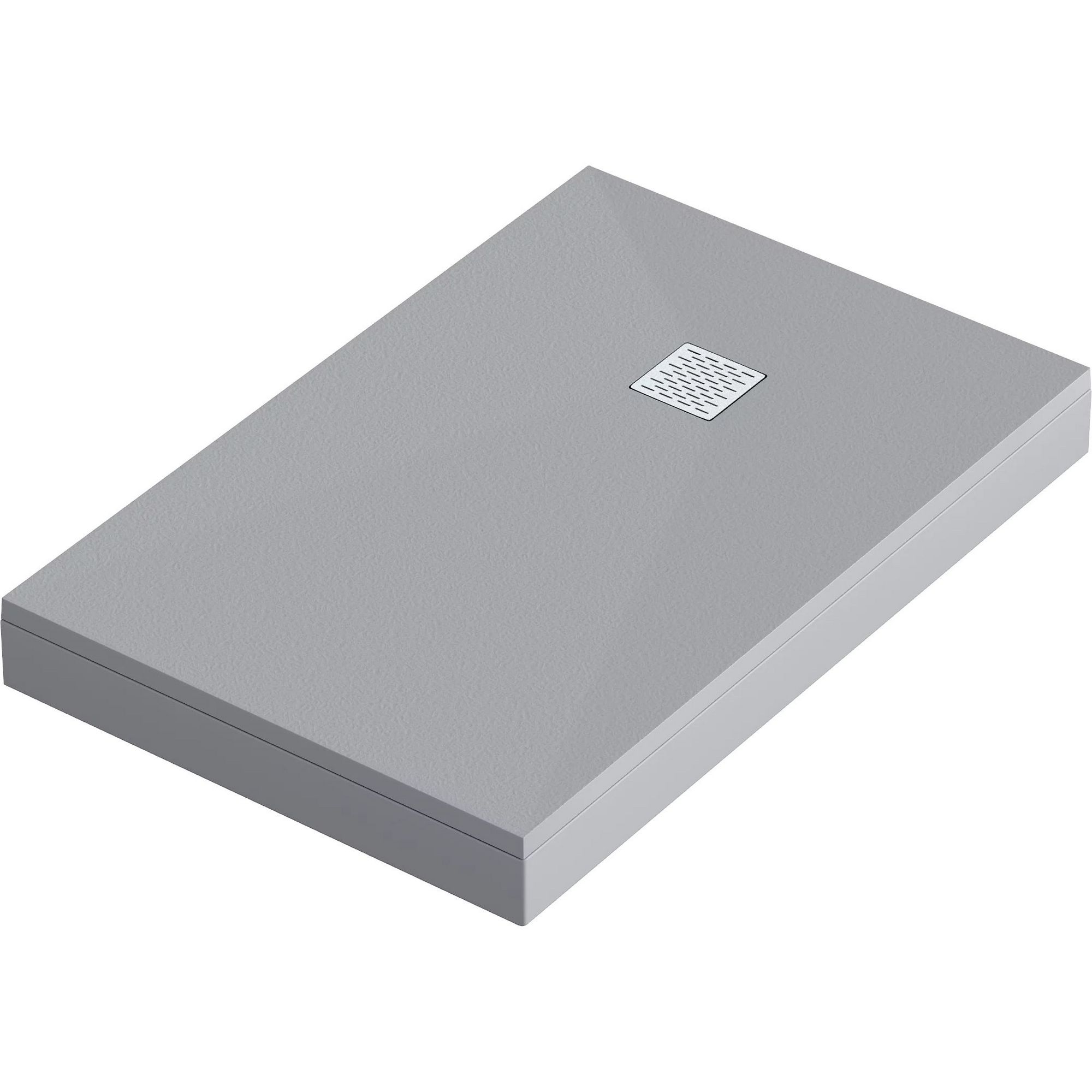 Мраморный душевой поддон Good Door Essentia серый