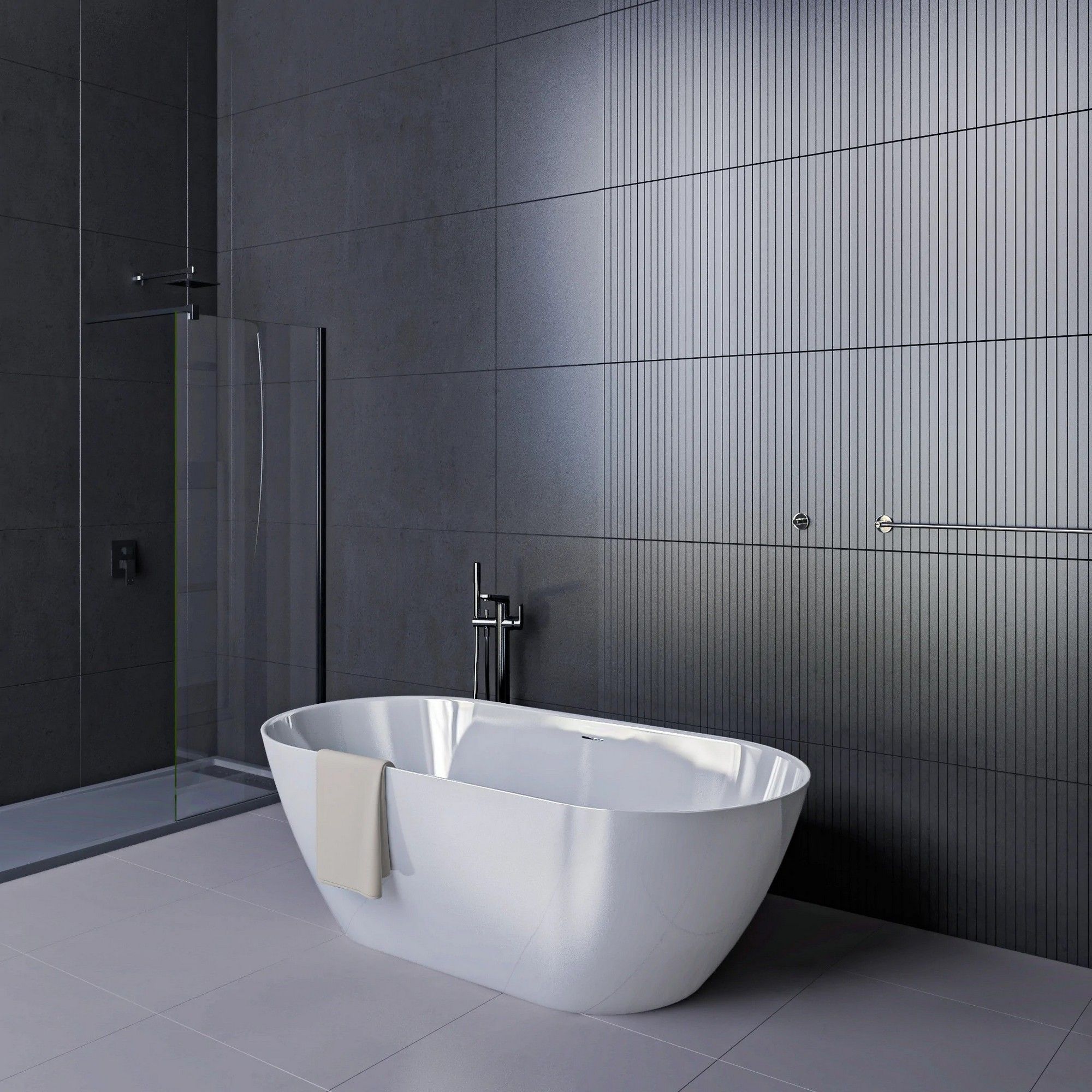 Отдельностоящая ванна BAS Катания 170x80 белый, ВА00029