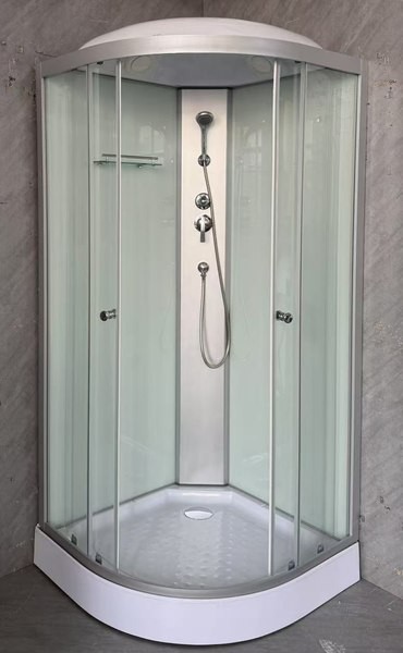 Душевая кабина Saniteco BST-110W (100x100, белый/прозрачное стекло)