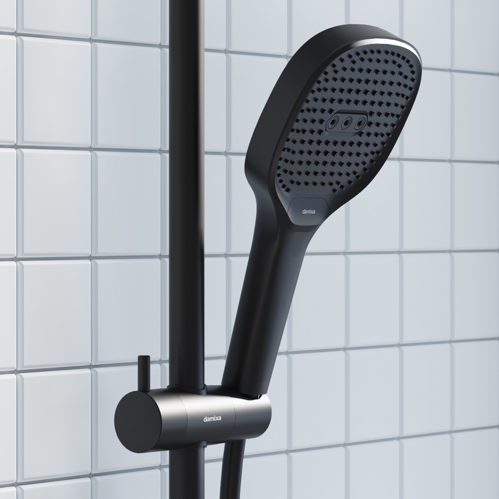 Душевая система Merkur, цвет: черный