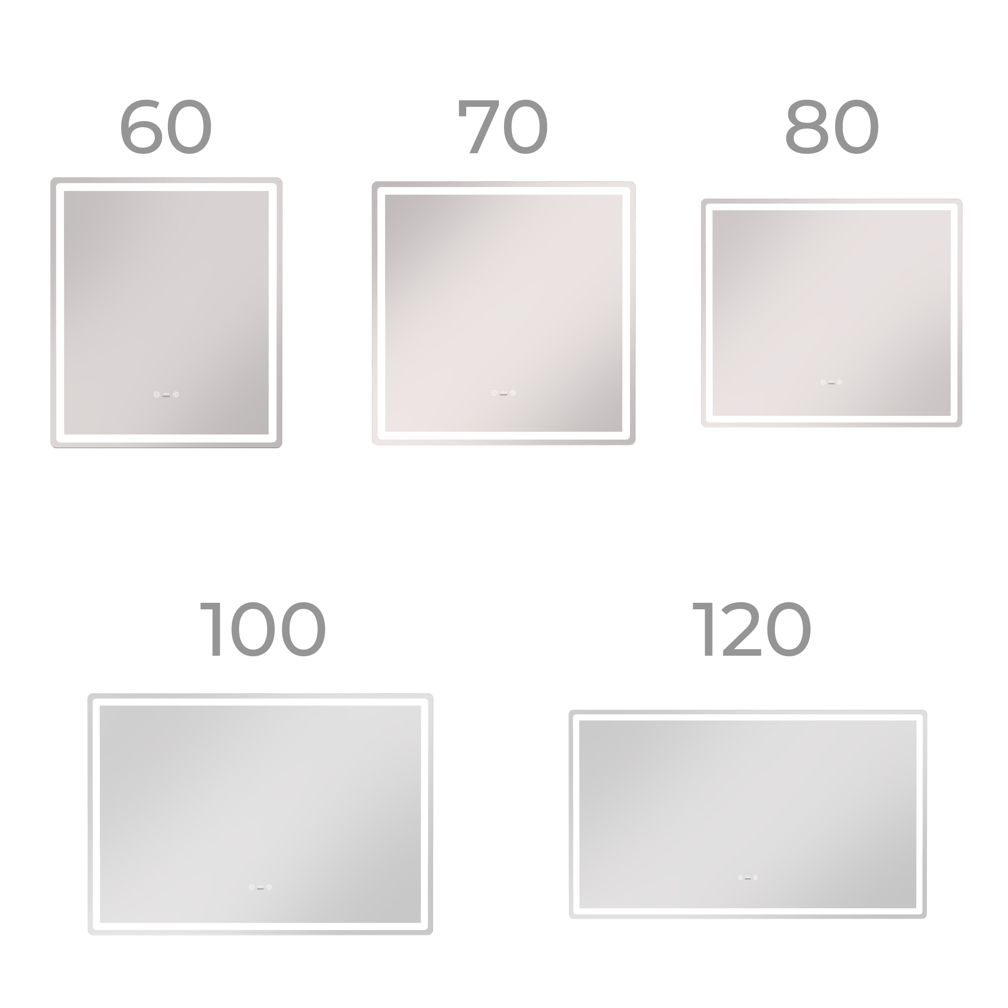 Зеркало Геометрия Степ 700