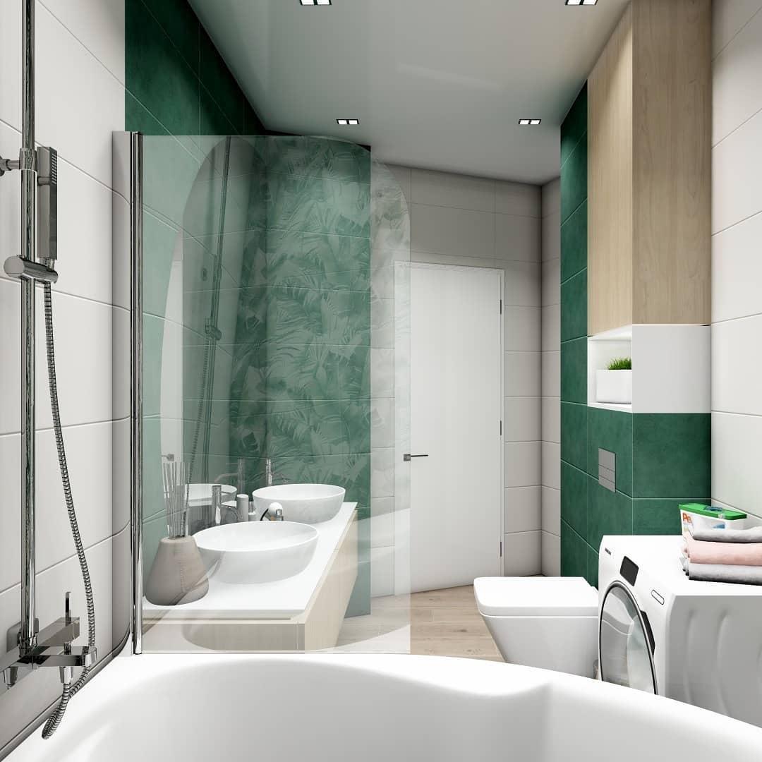 Шторка на ванну Good Door Screen H-80-C-CH, ПД00083