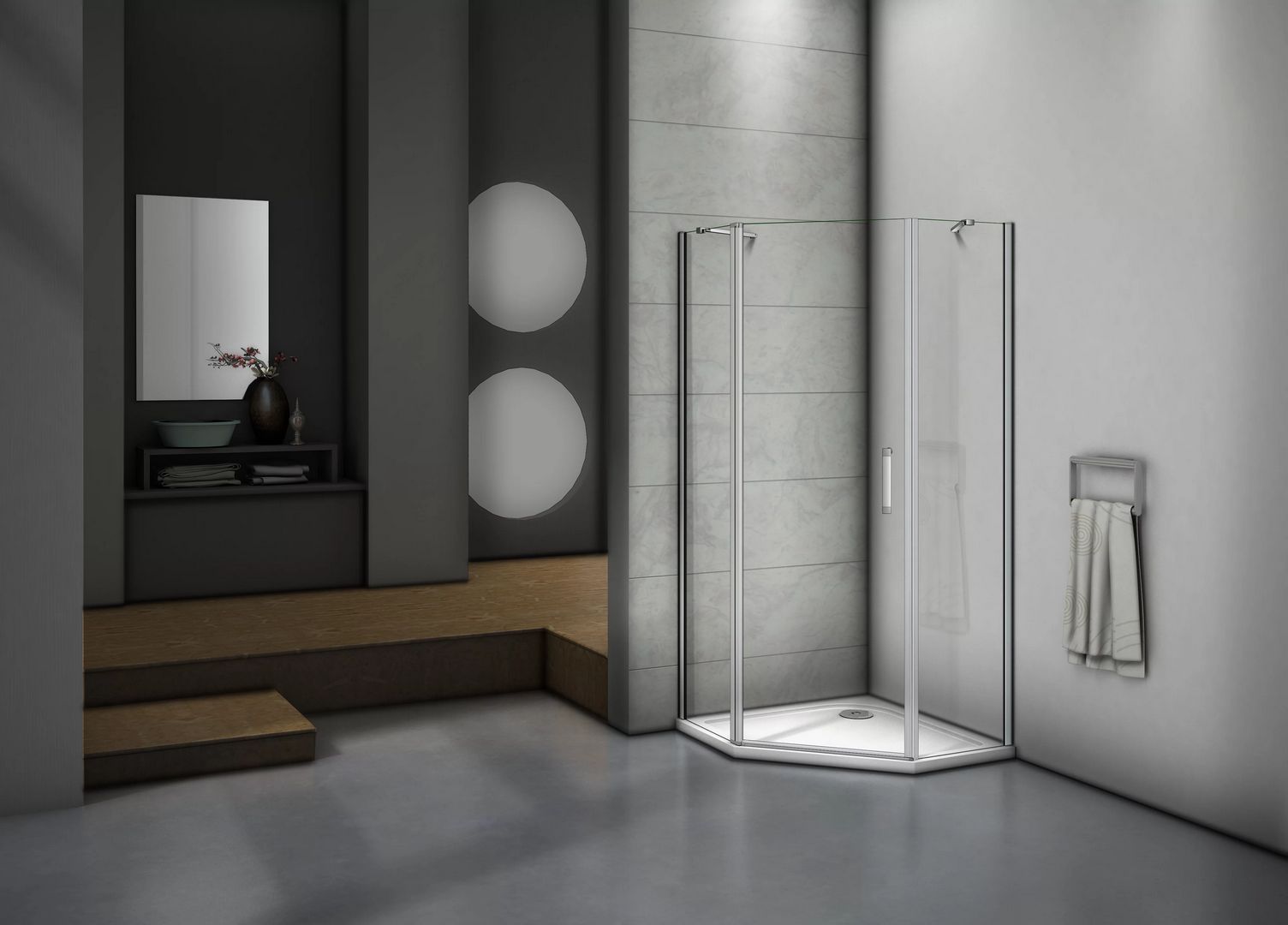 Душевой уголок Good Door Mokka PNT