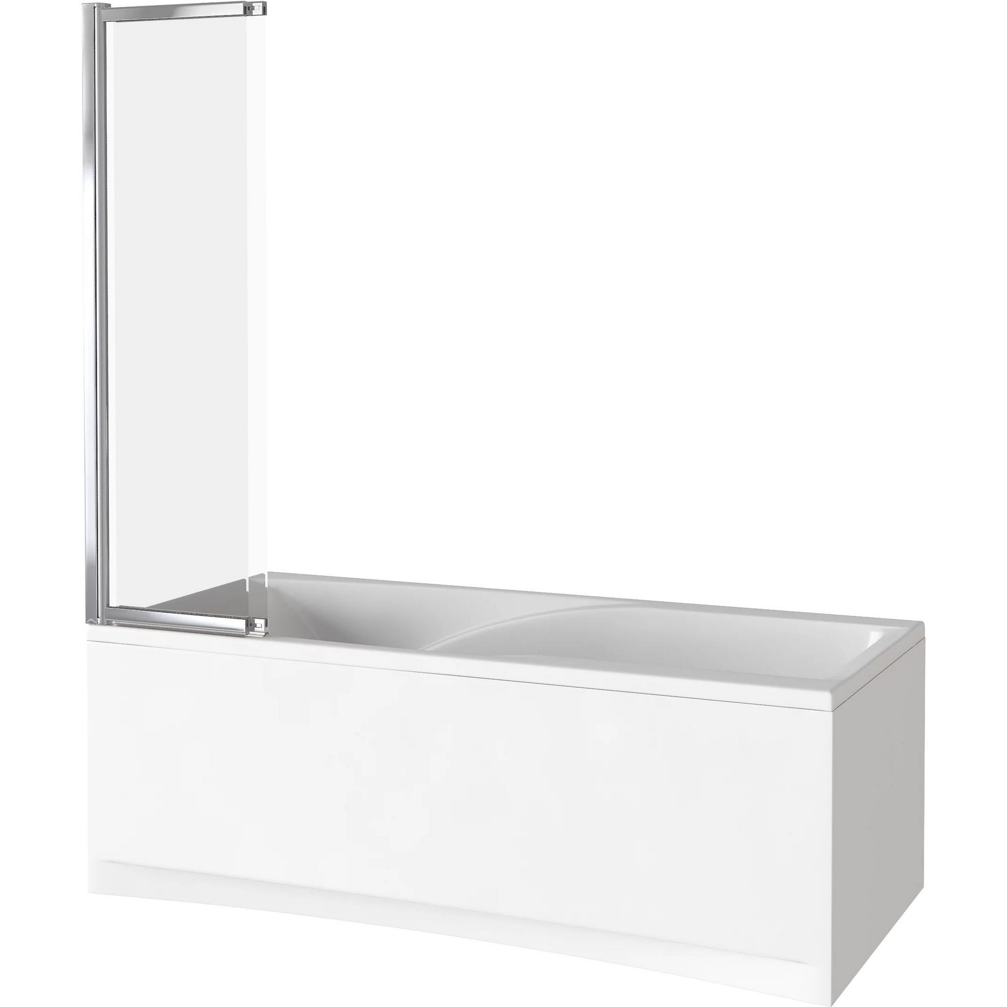 Шторка на ванну Good Door Screen SLR-80/100-C-CH