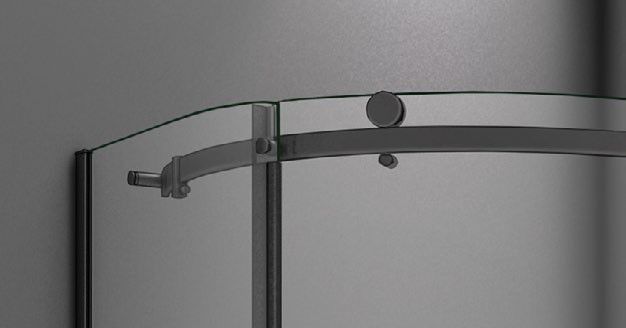 Душевой уголок Good Door Galaxy R Black