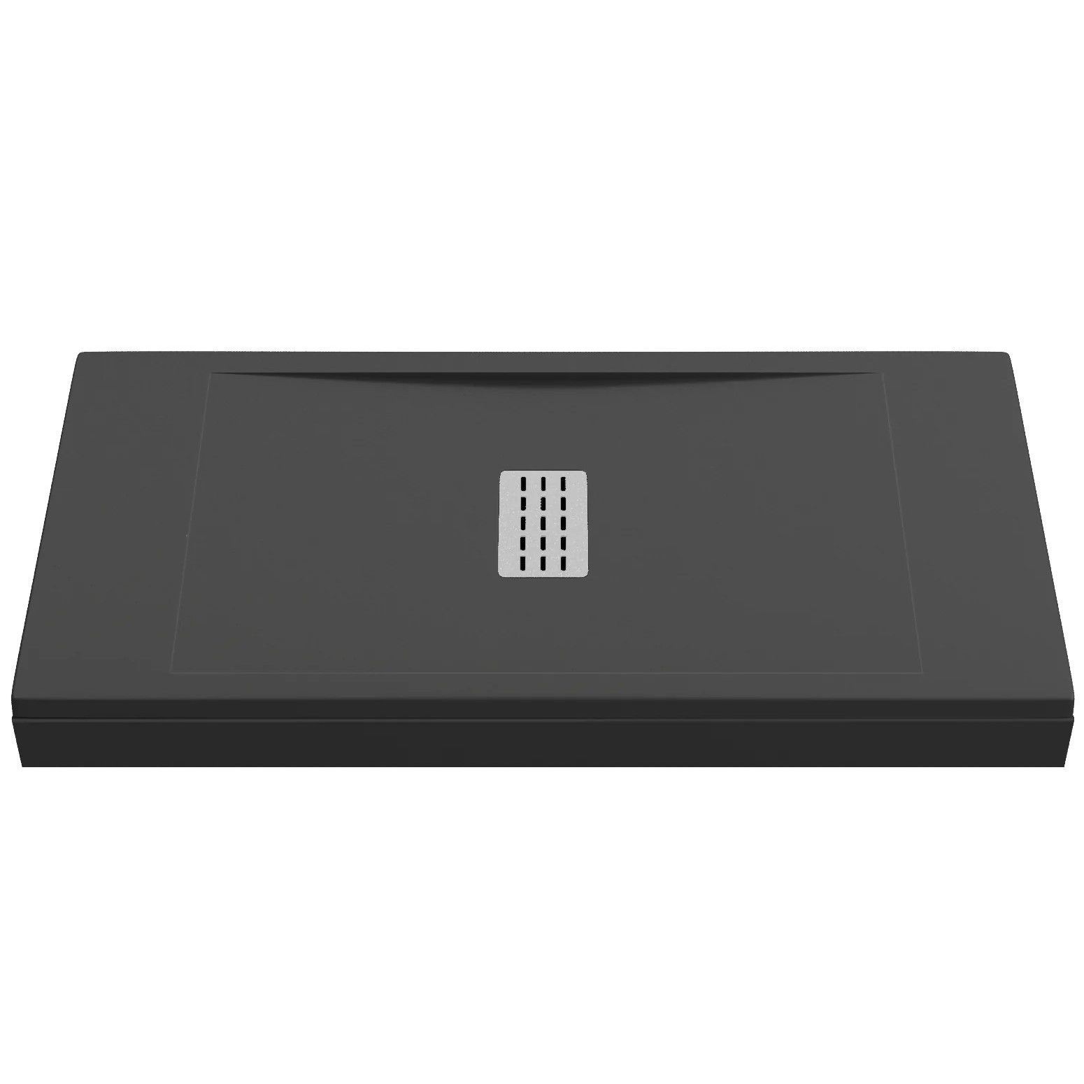 Мраморный душевой поддон Good Door Flow черный