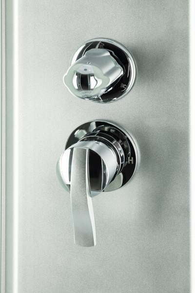 Душевая кабина Saniteco BST-110W (100x100, белый/прозрачное стекло)