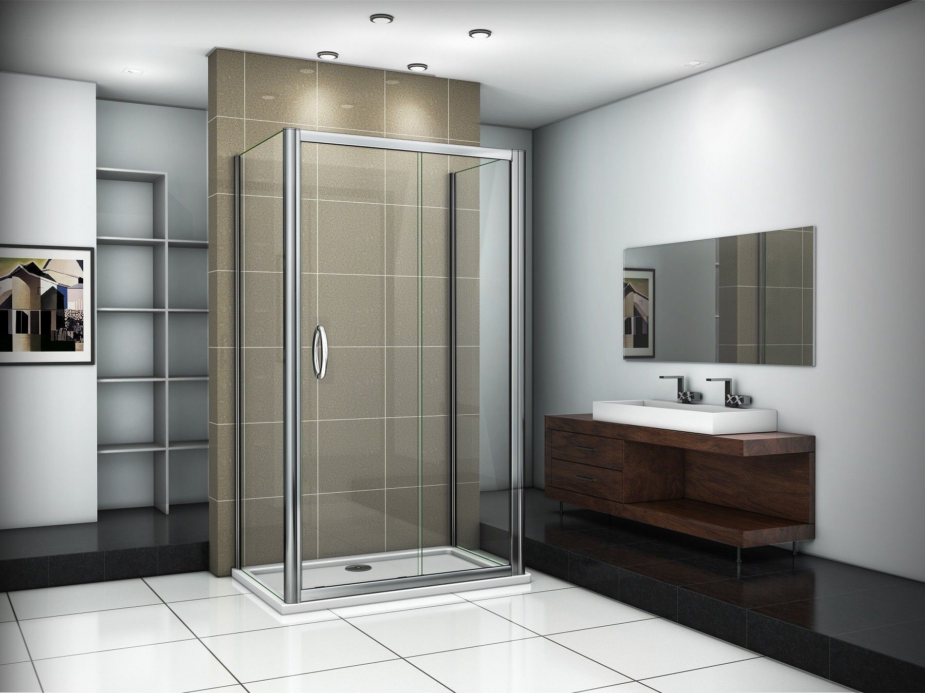 Душевой уголок Good Door Infinity WTW+SP+SP