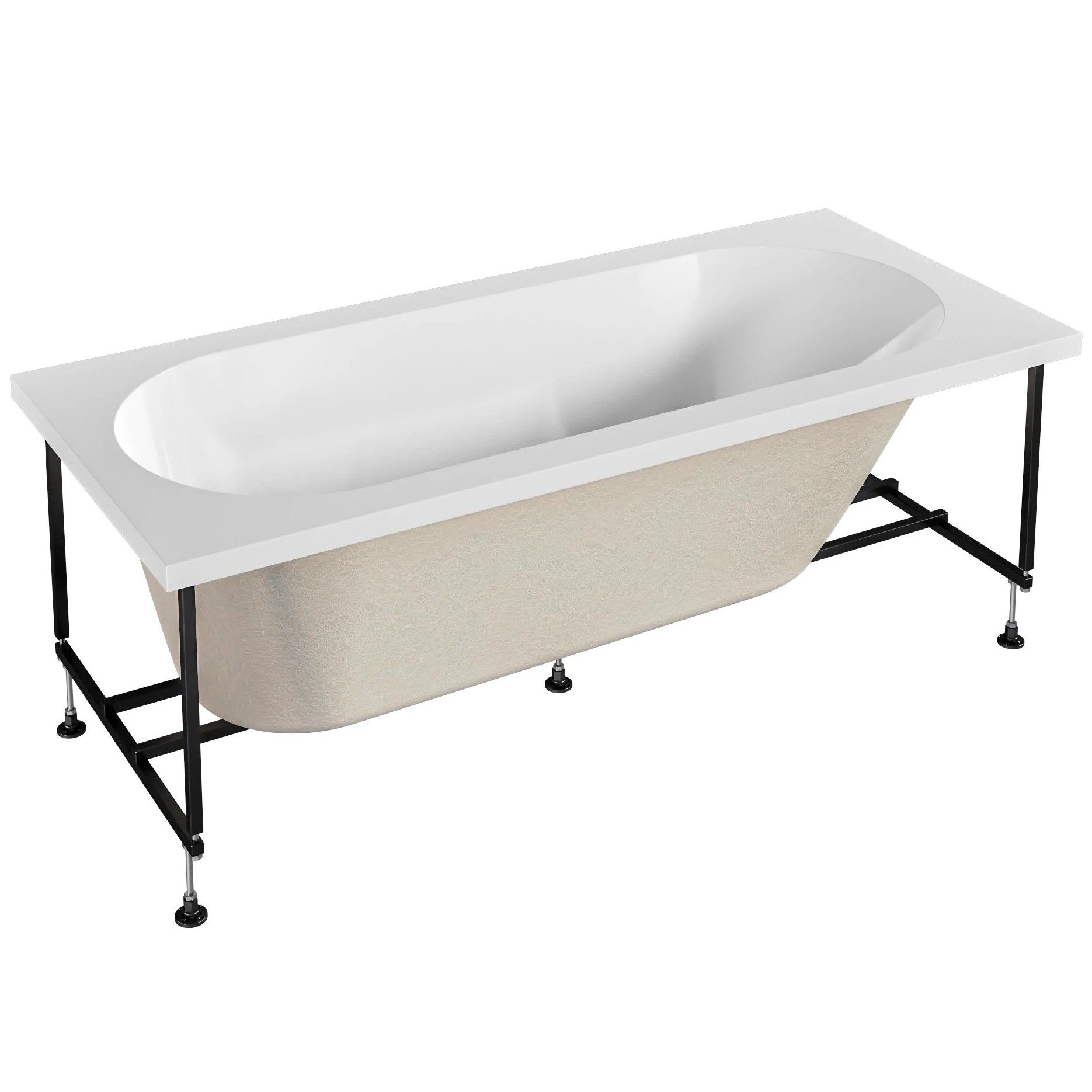 Акриловая ванна BAS Орион Pro 170x75, В 00137