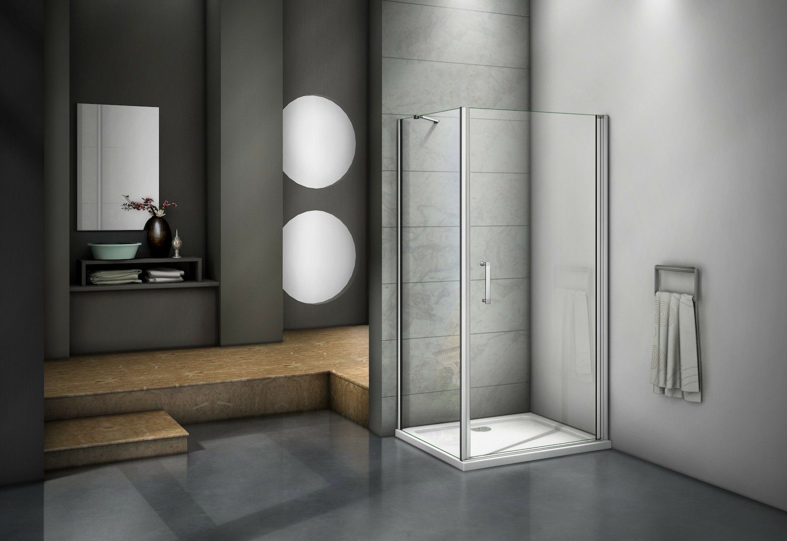 Душевой уголок Good Door Mokka DR+SP