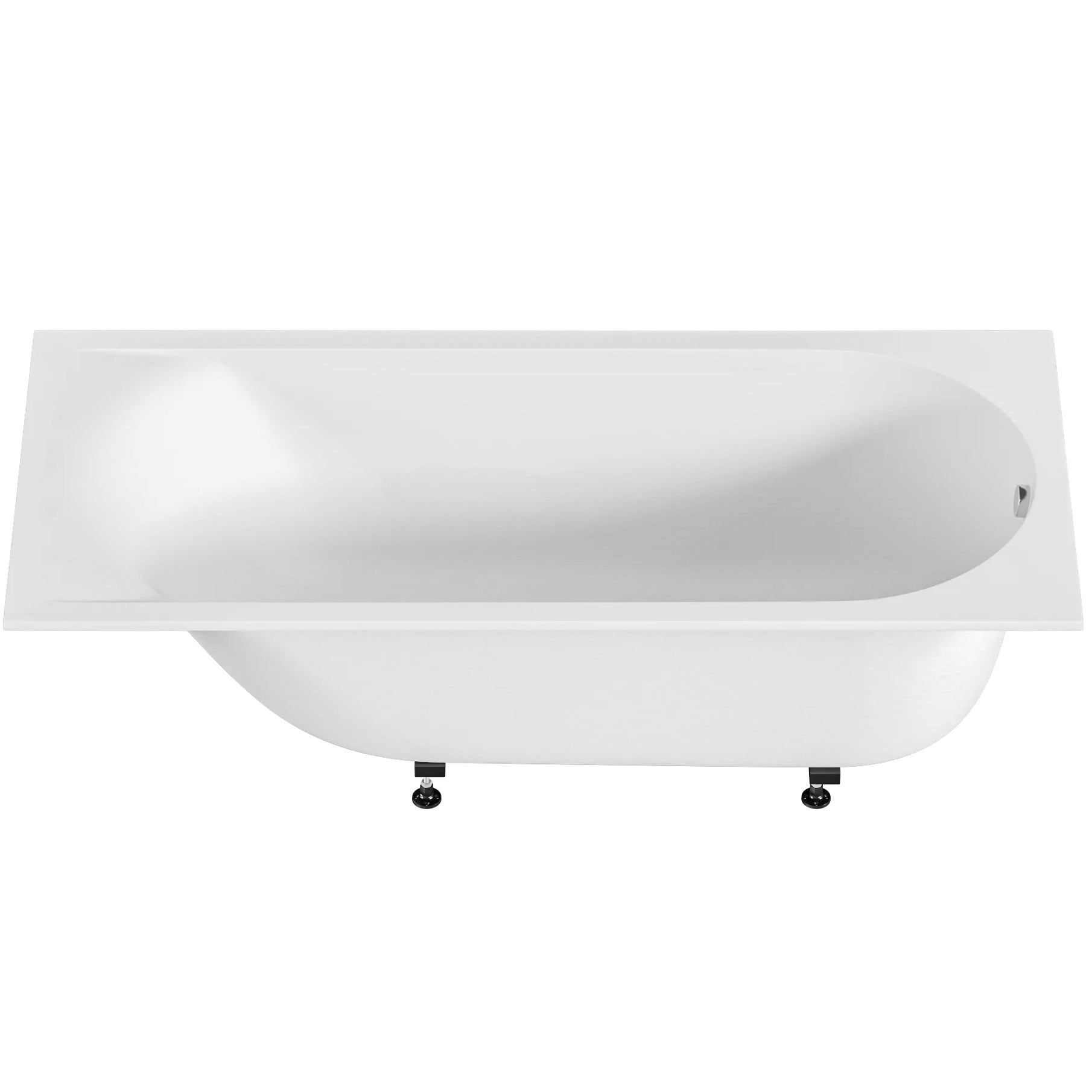 Мраморная ванна BAS Афина Solid Surface 170x75, ВА00038