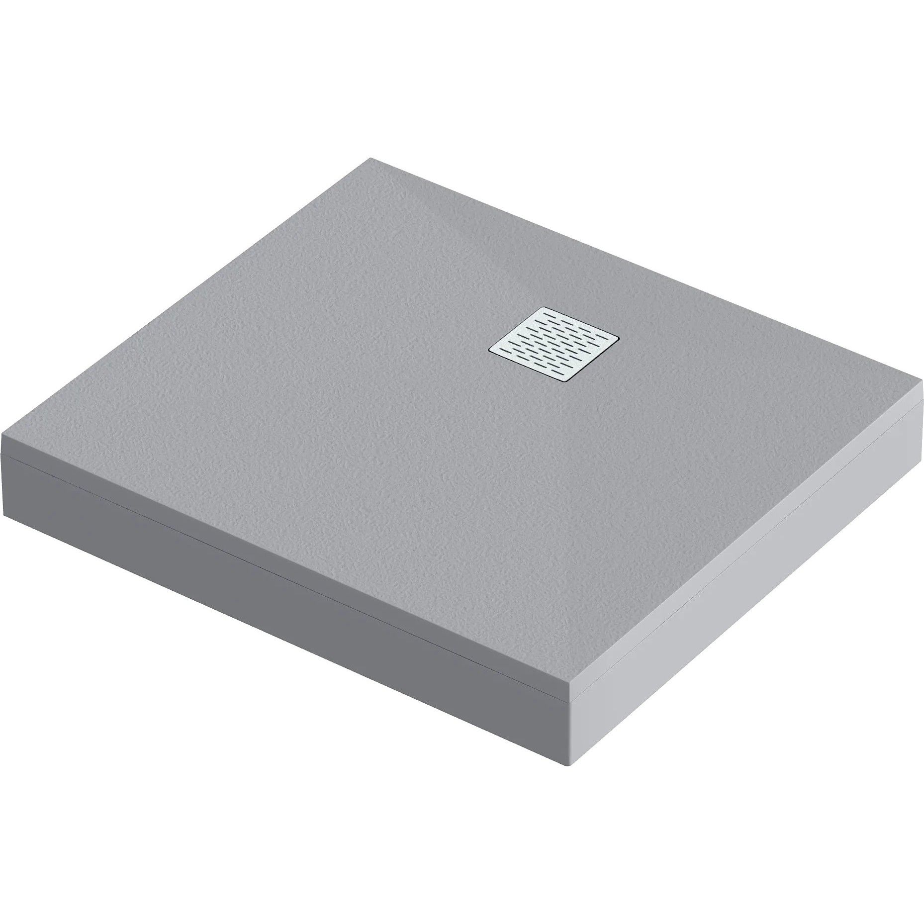 Мраморный душевой поддон Good Door Essentia 2 серый